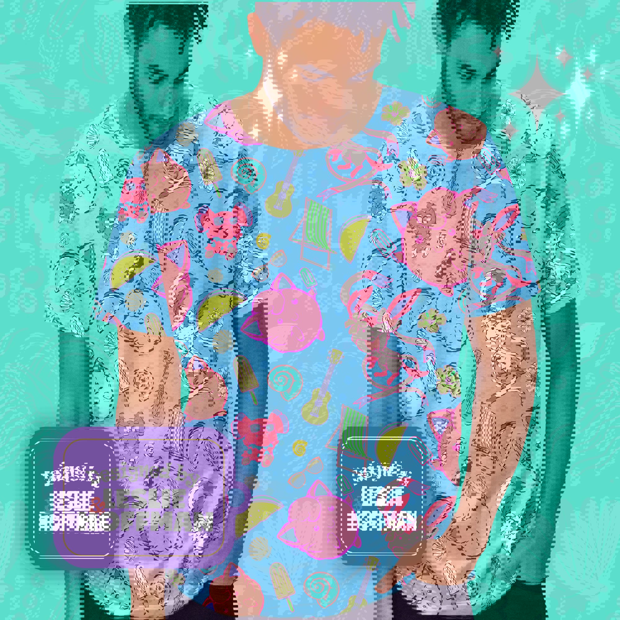 Jigglypuff Summer Fairy Pokemon Shirt