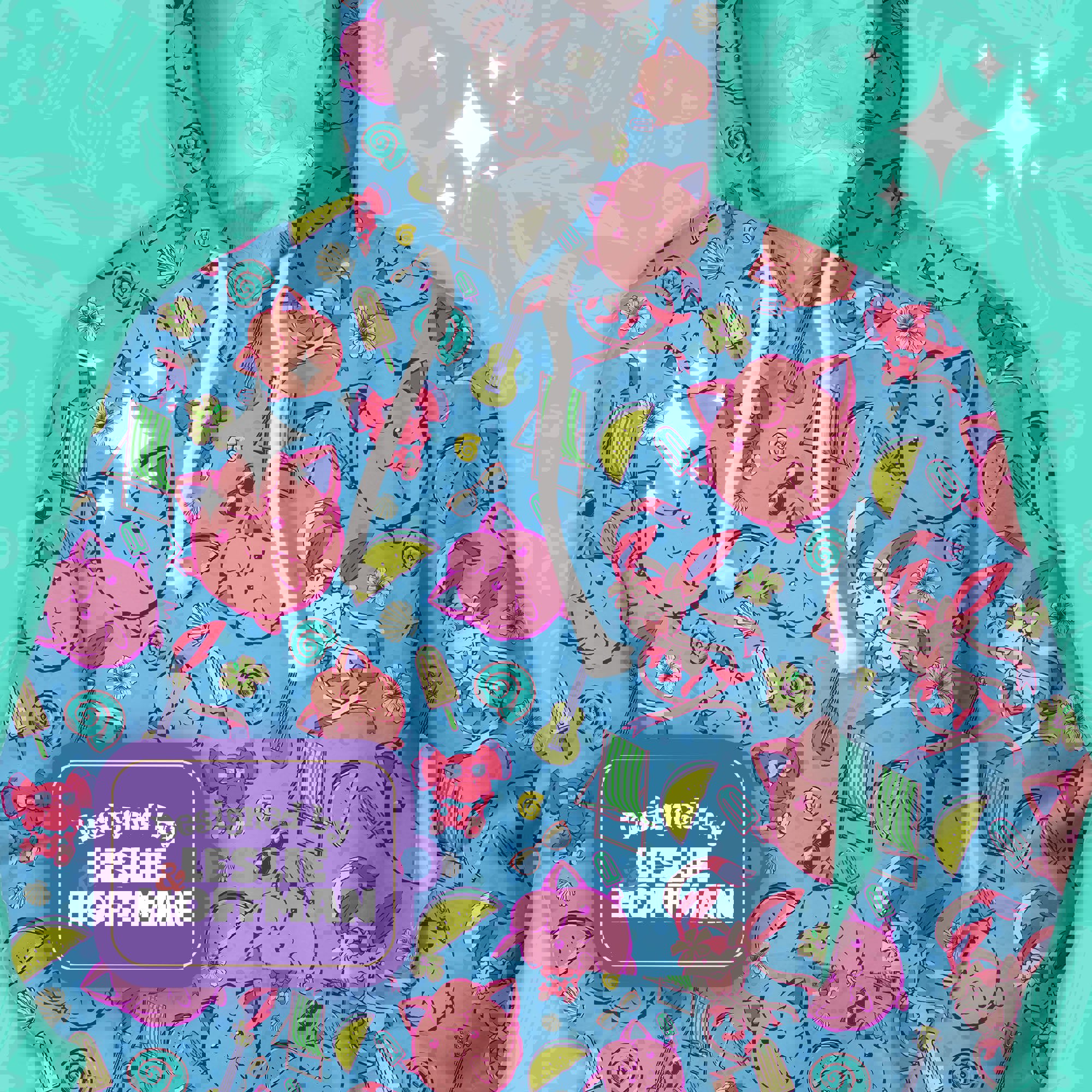 Jigglypuff summer pokemon hoodies