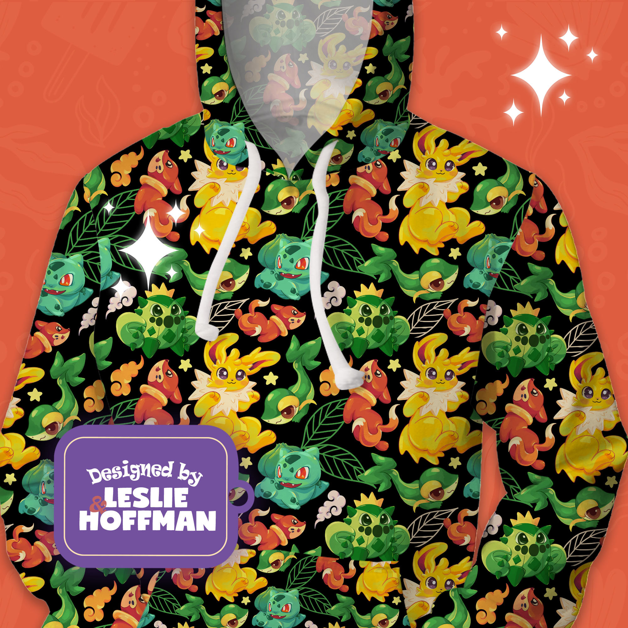 Jolteon electric pokemon hoodie