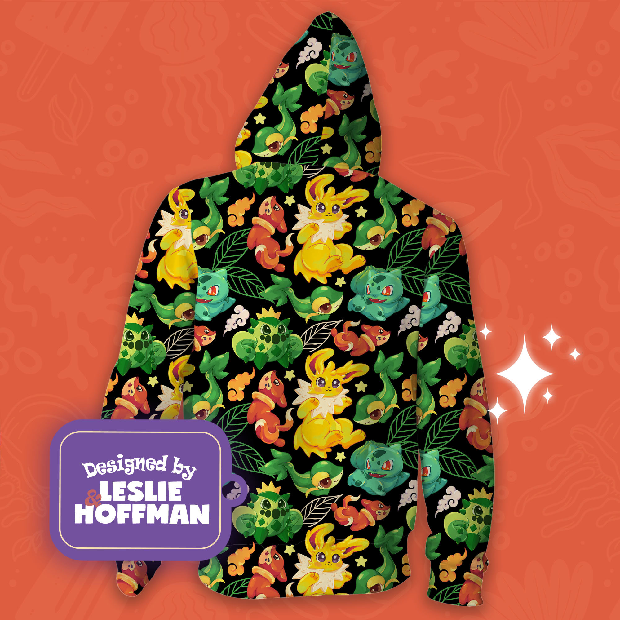 Jolteon electric pokemon hoodie