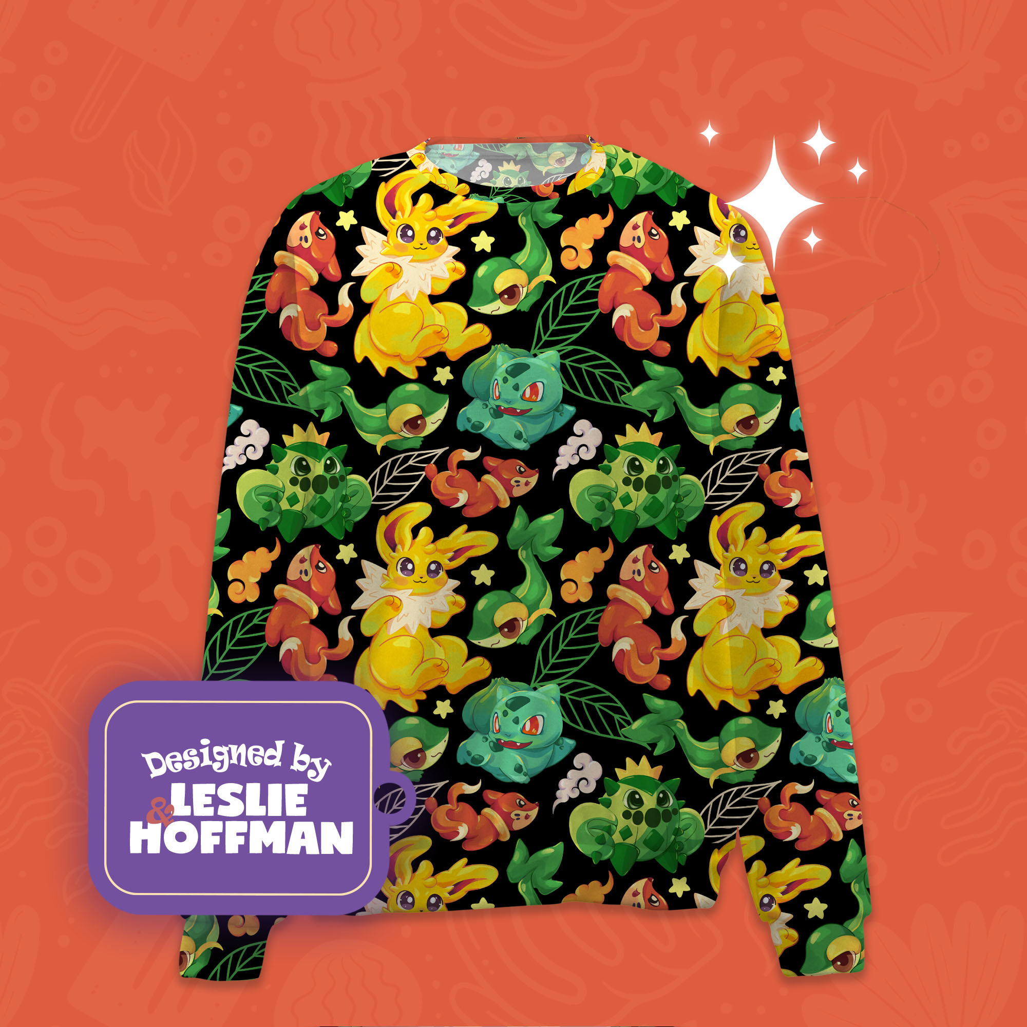 Jolteon electric pokemon sweatshirt