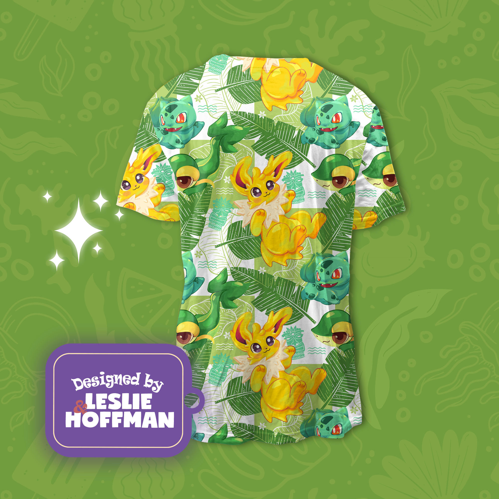 Jolteon Green Pokemon Shirt