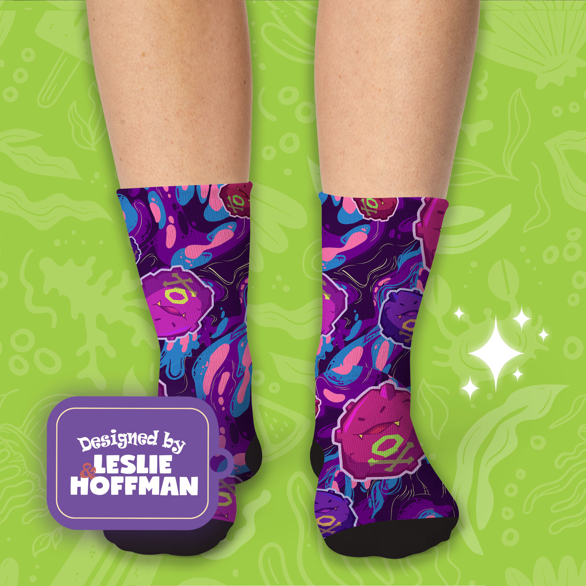 Koffing Poison Pokemon Socks