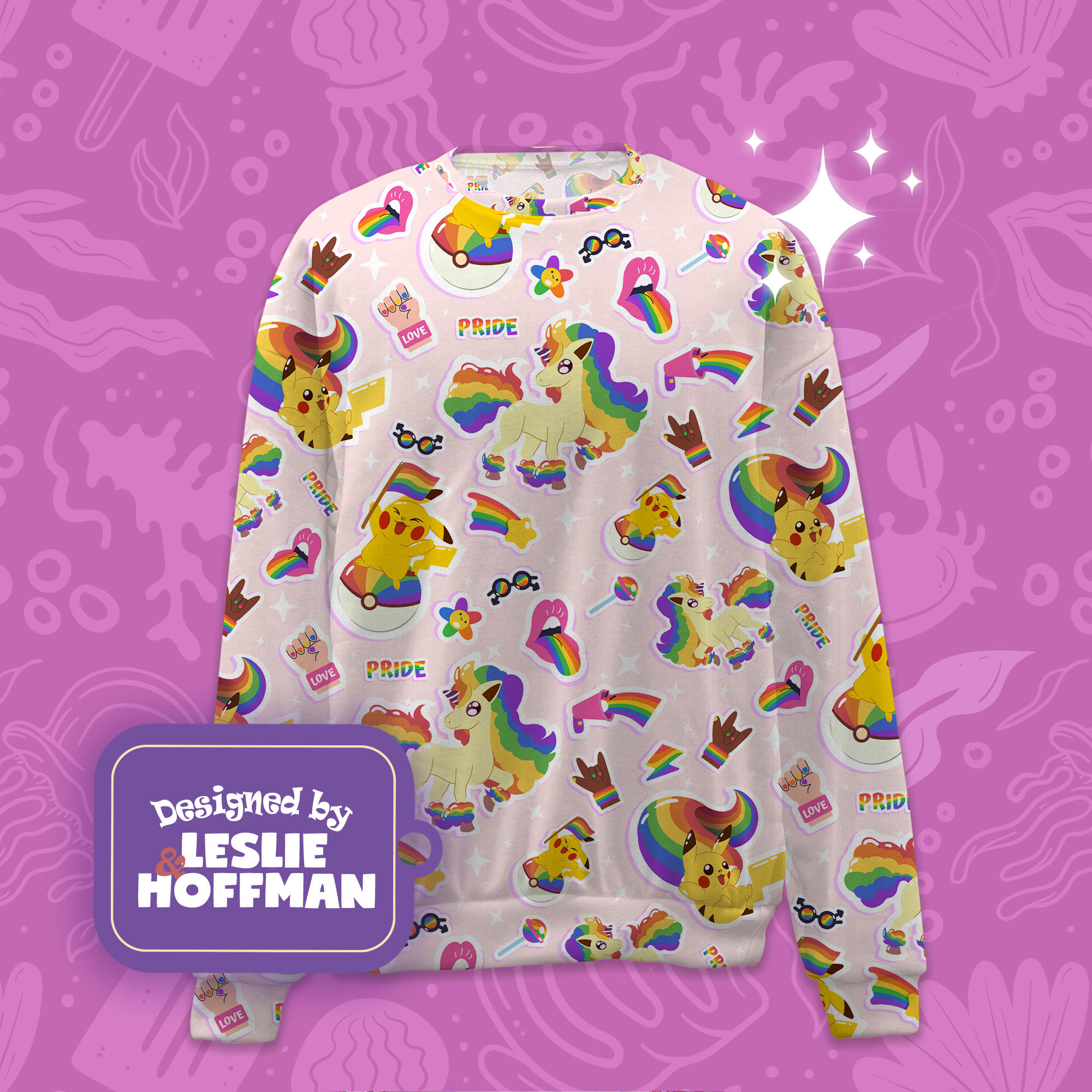 Lgbt pride pokemon sweatshirt gifts