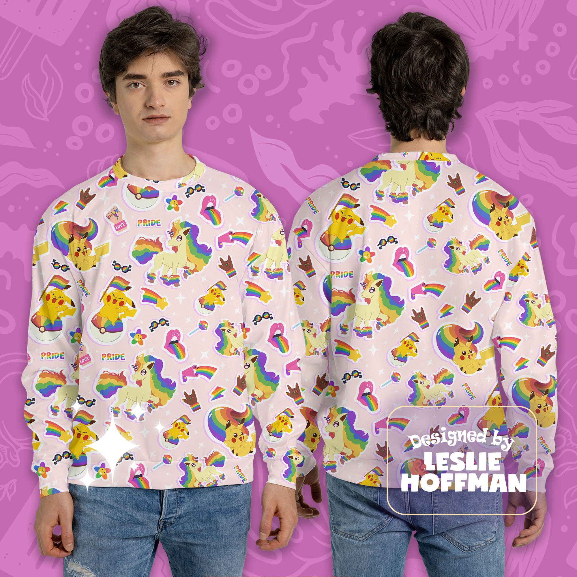 Lgbt pride pokemon sweatshirt gifts