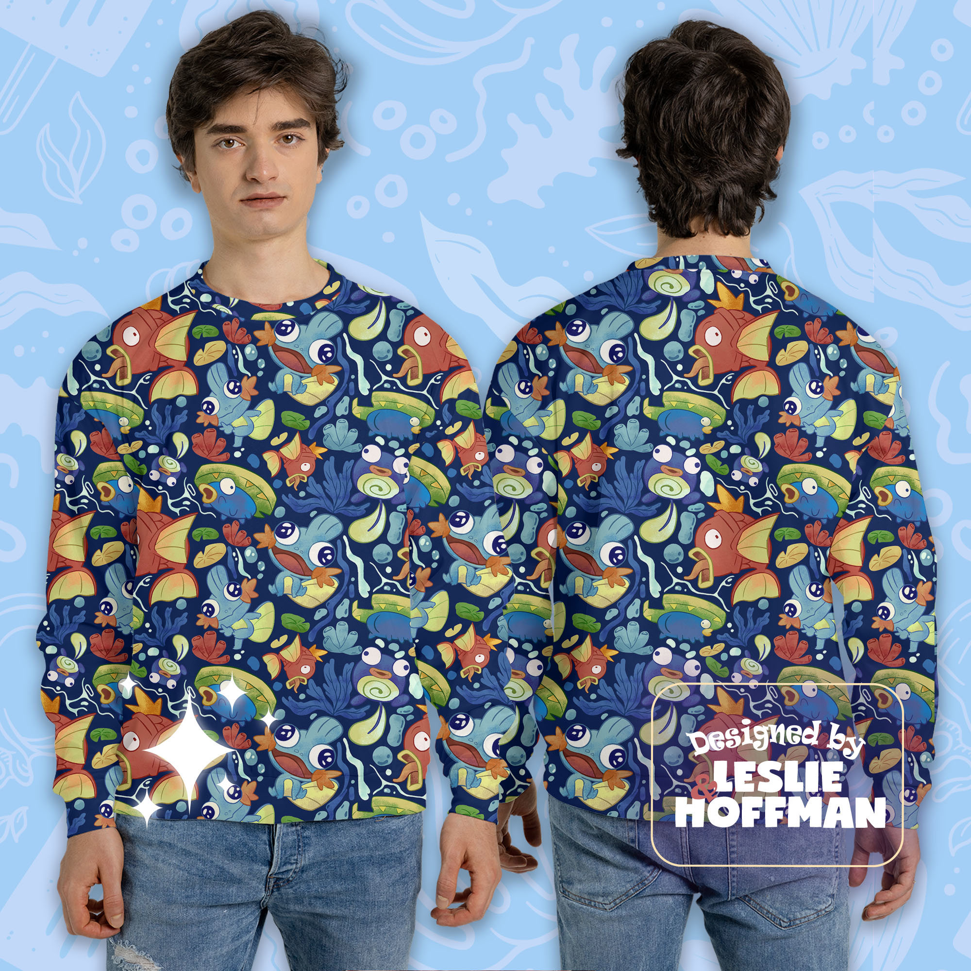 Magikarp dump pokemon sweater pokemon sweatshirt