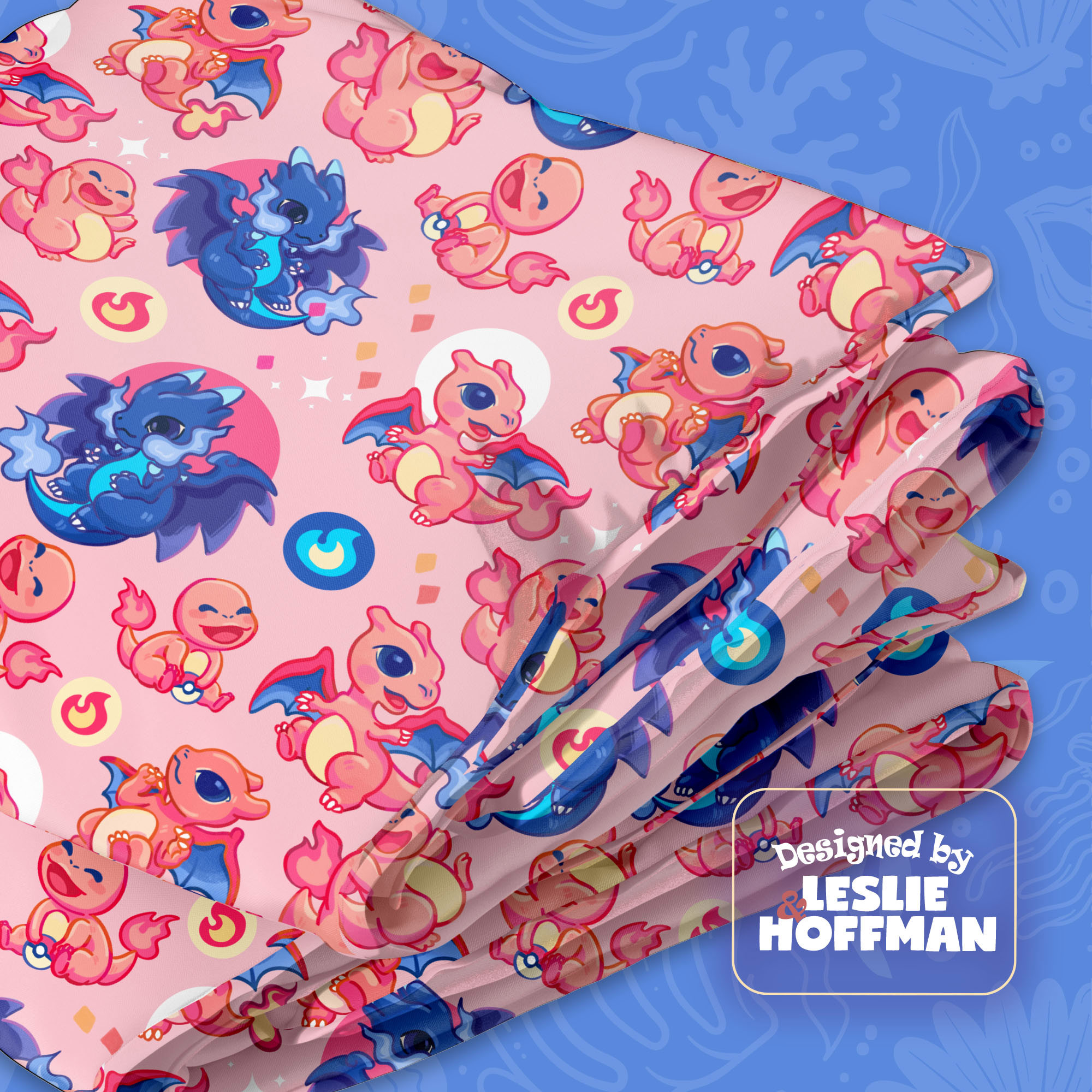 Mega Charizard Pokemon Fleece Blanket