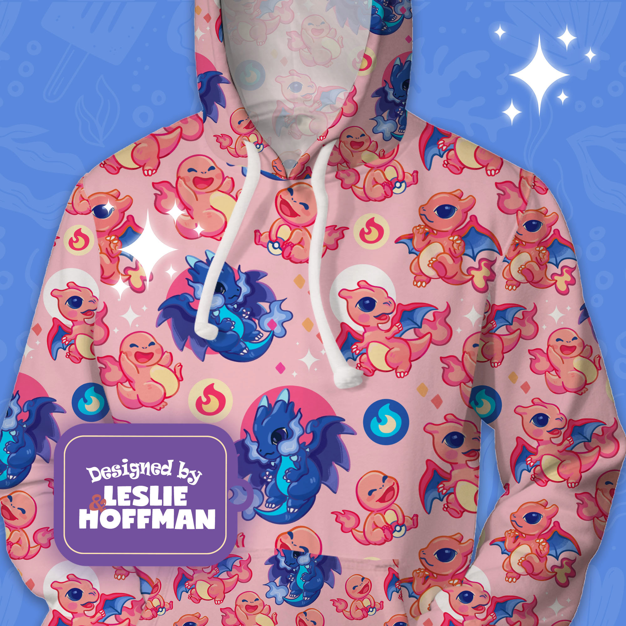 Mega charizard pokemon hoodies