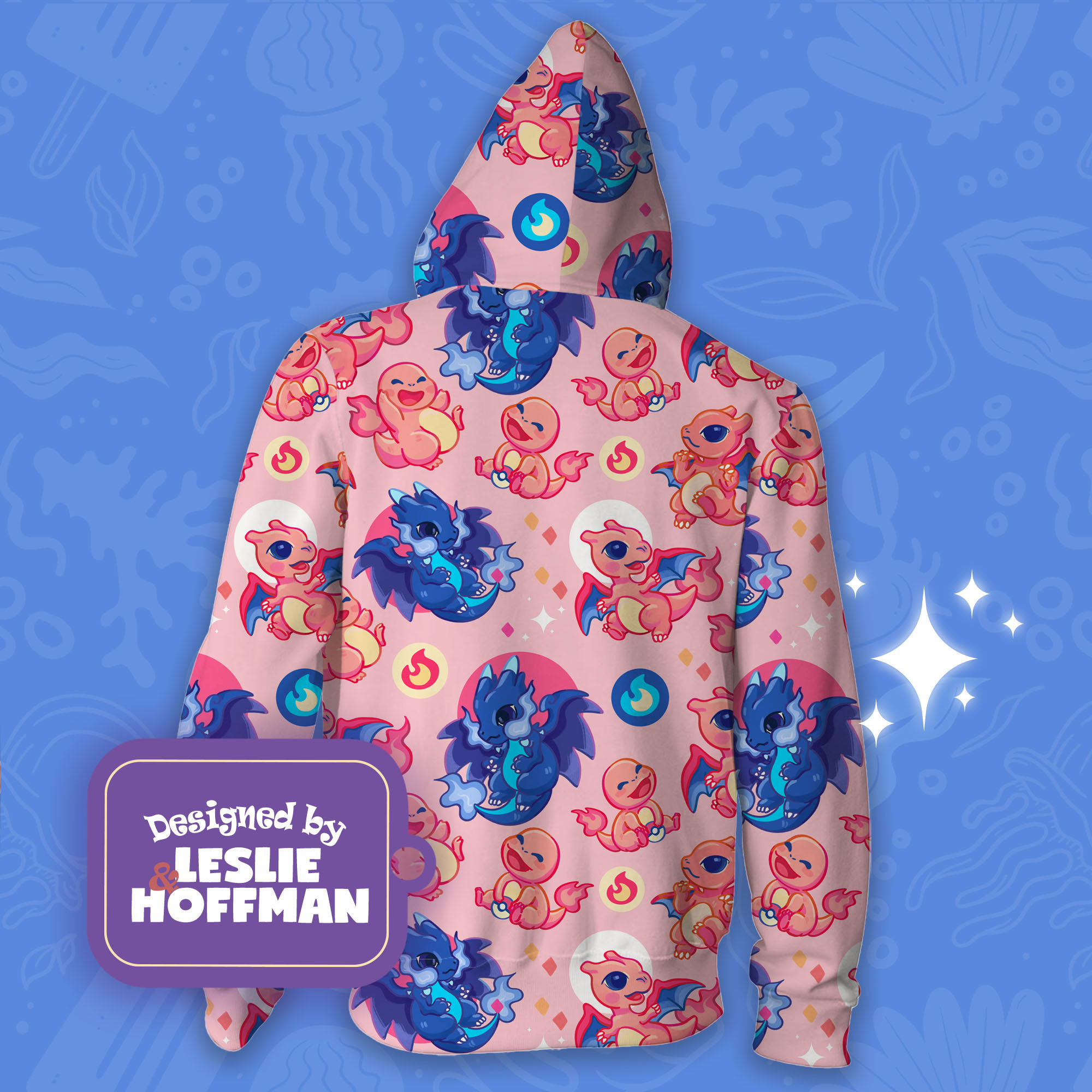 Mega charizard pokemon hoodies