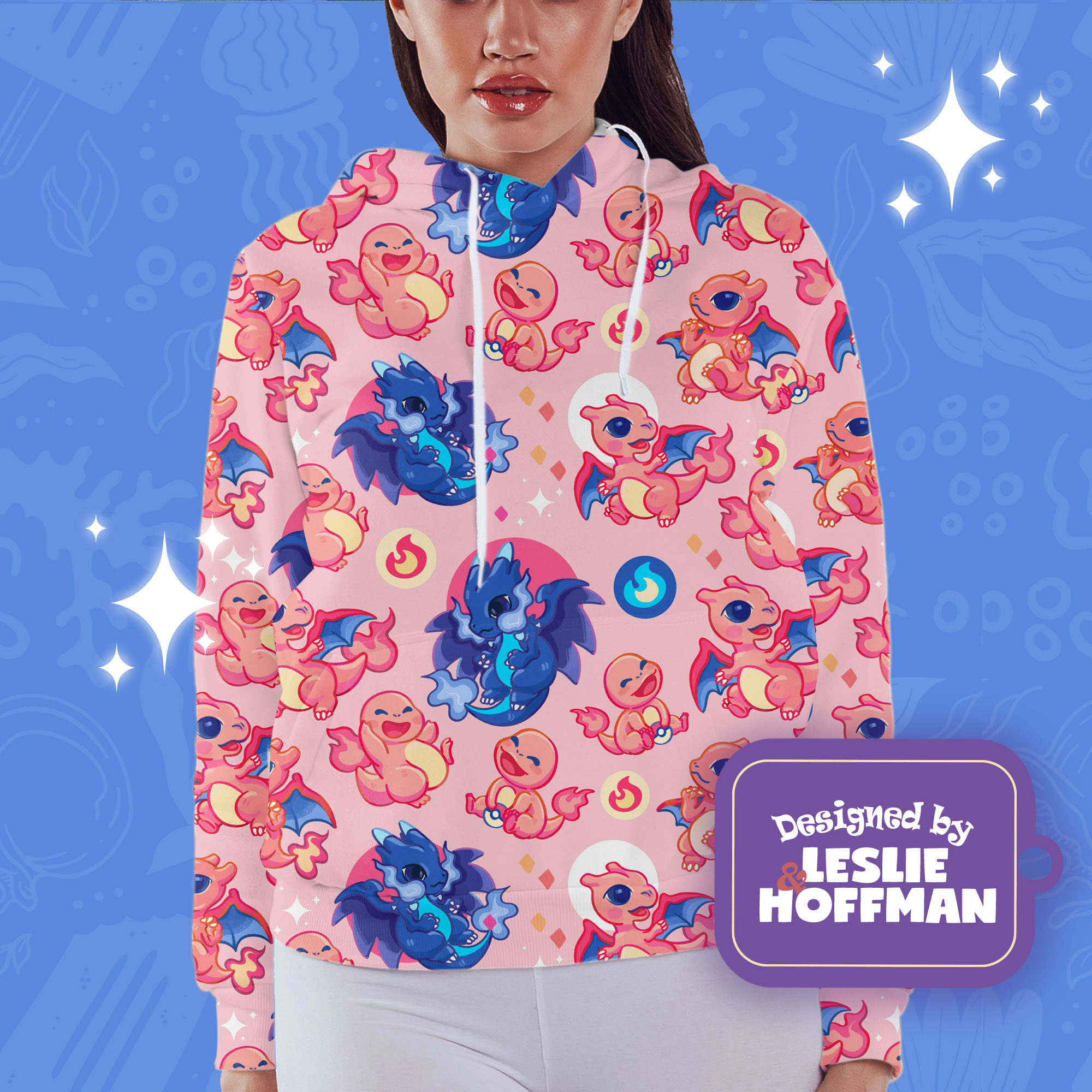 Mega charizard pokemon hoodies