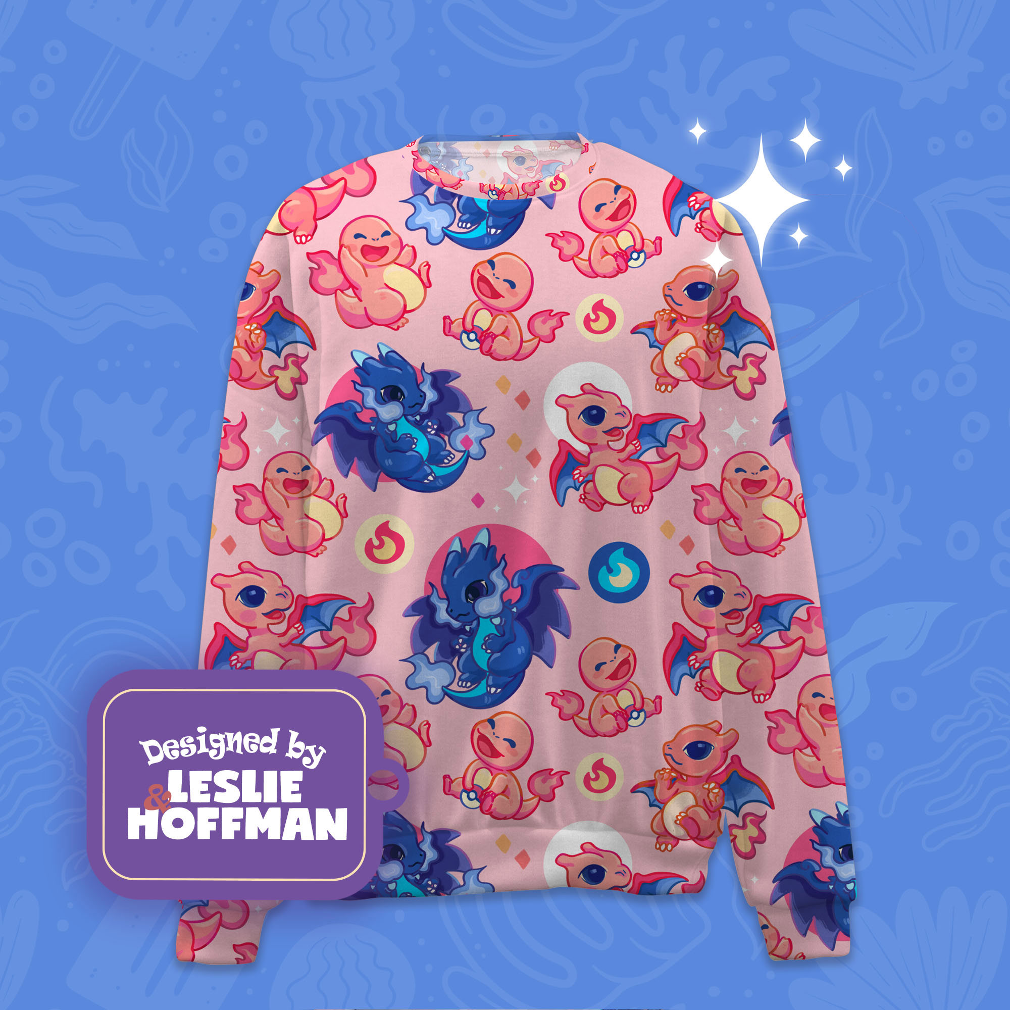 Mega charizard pokemon sweatshirt