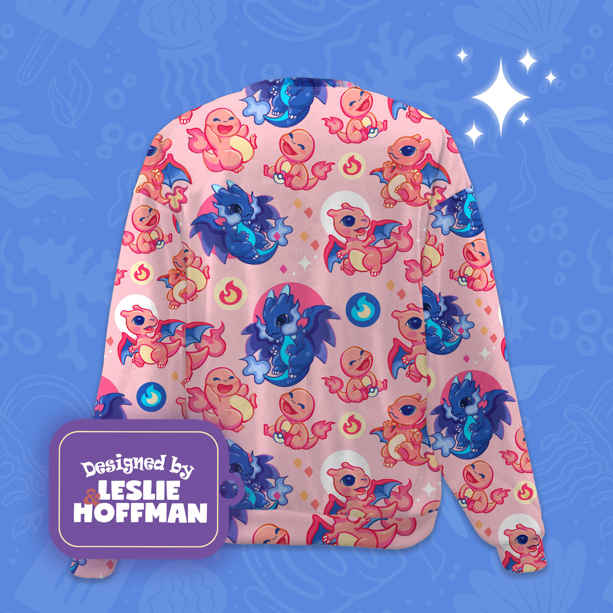 Mega charizard pokemon sweatshirt