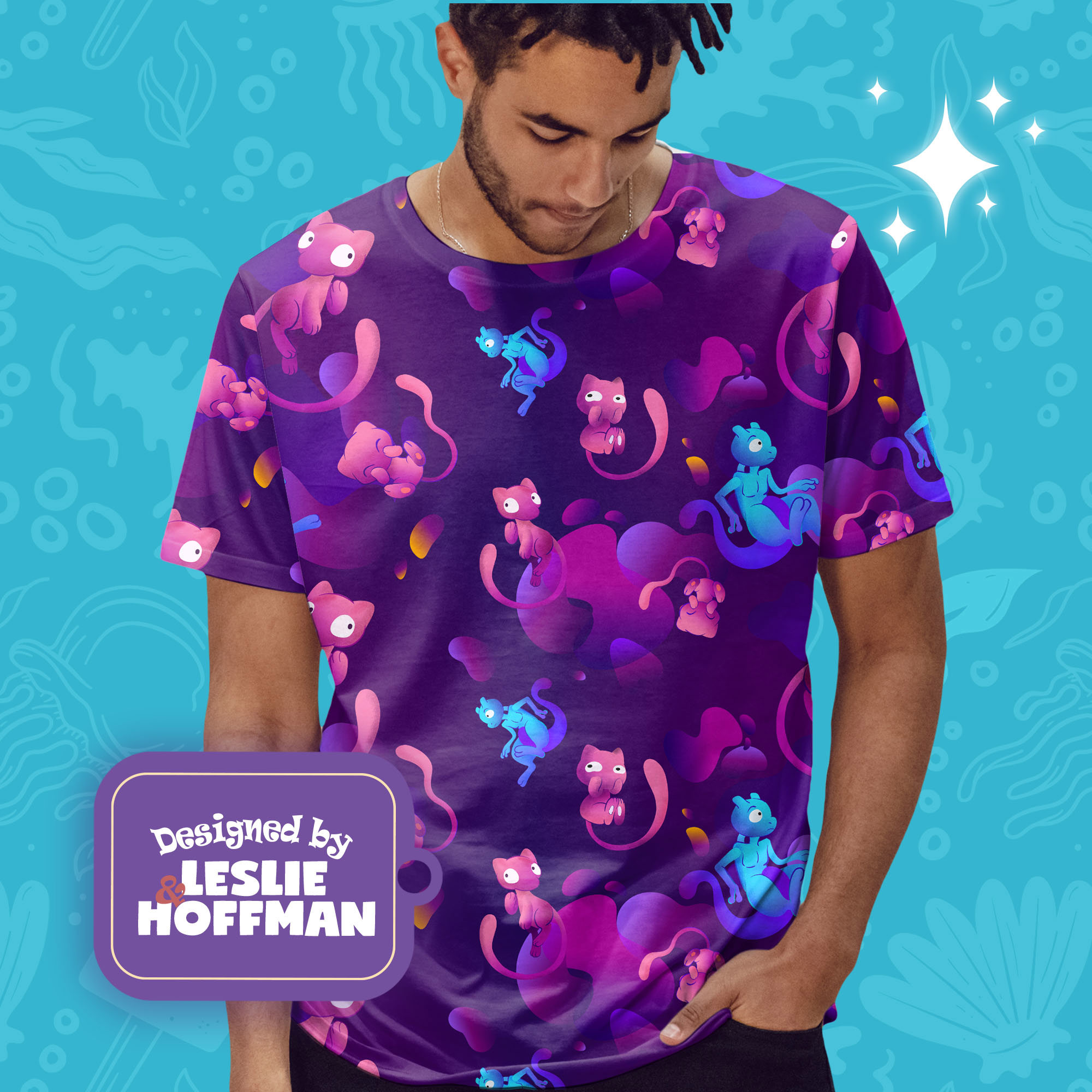 Mew Mewtwo Pokemon Shirt