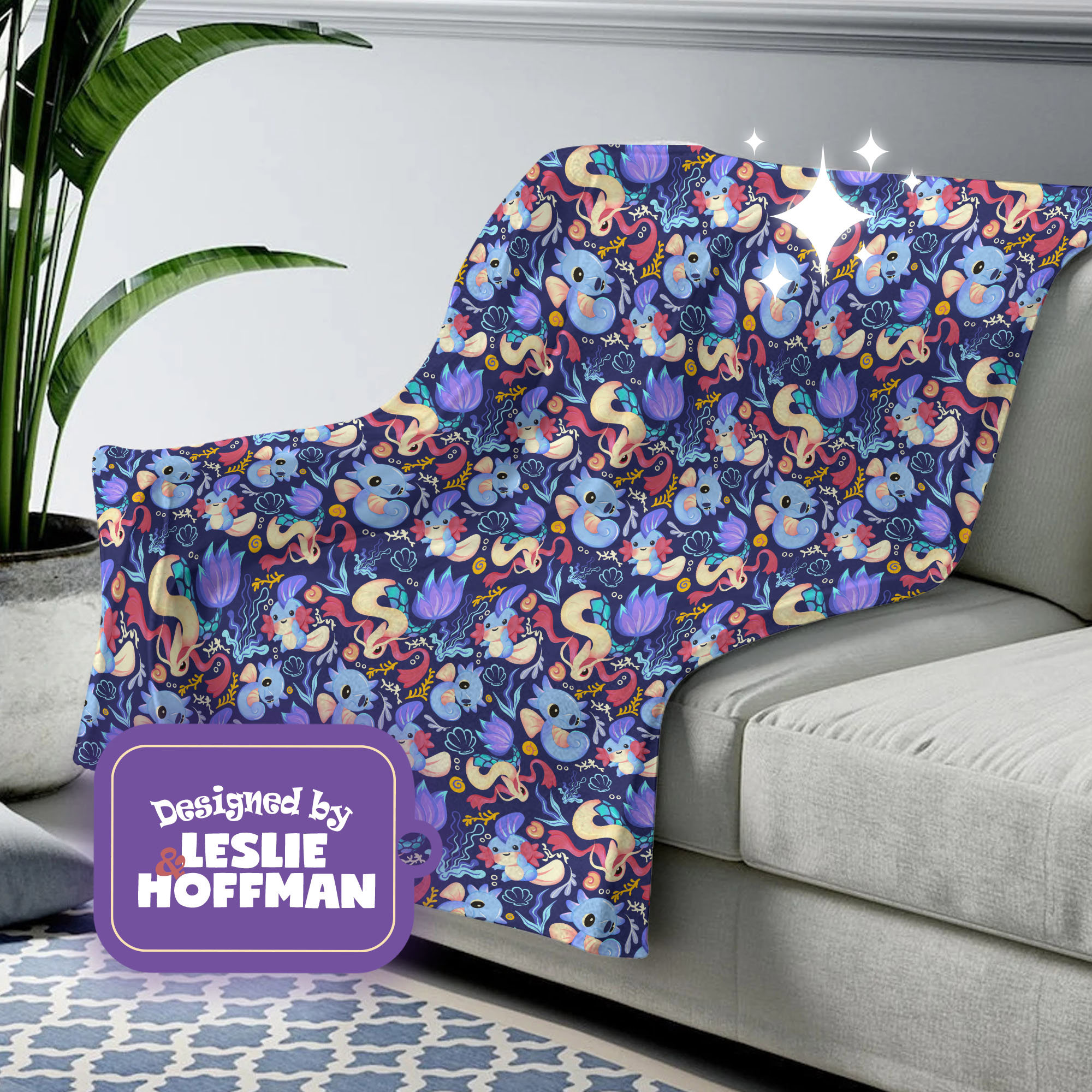 Milotic Pokemon Blankets