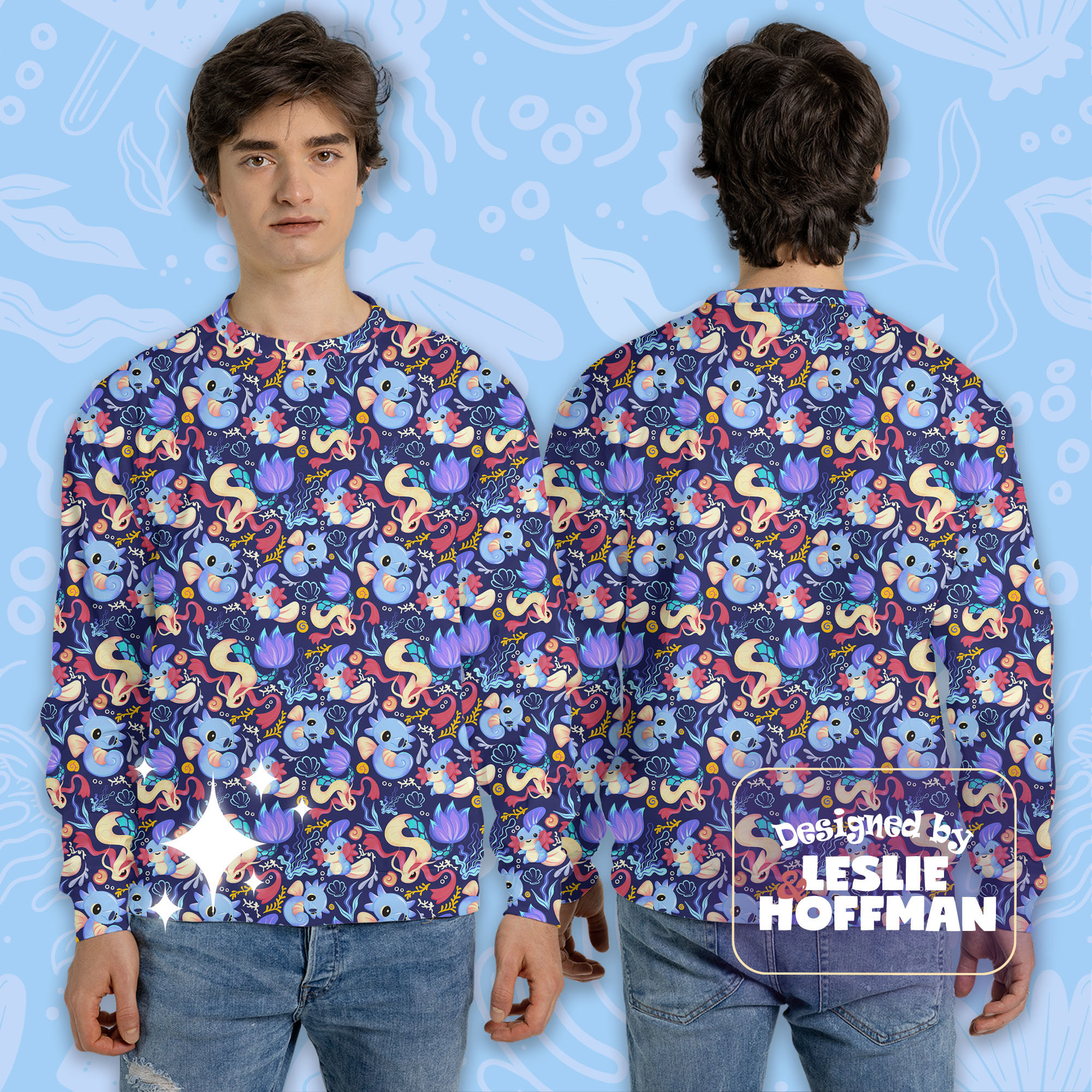 Milotic water pokemon sweatshirts