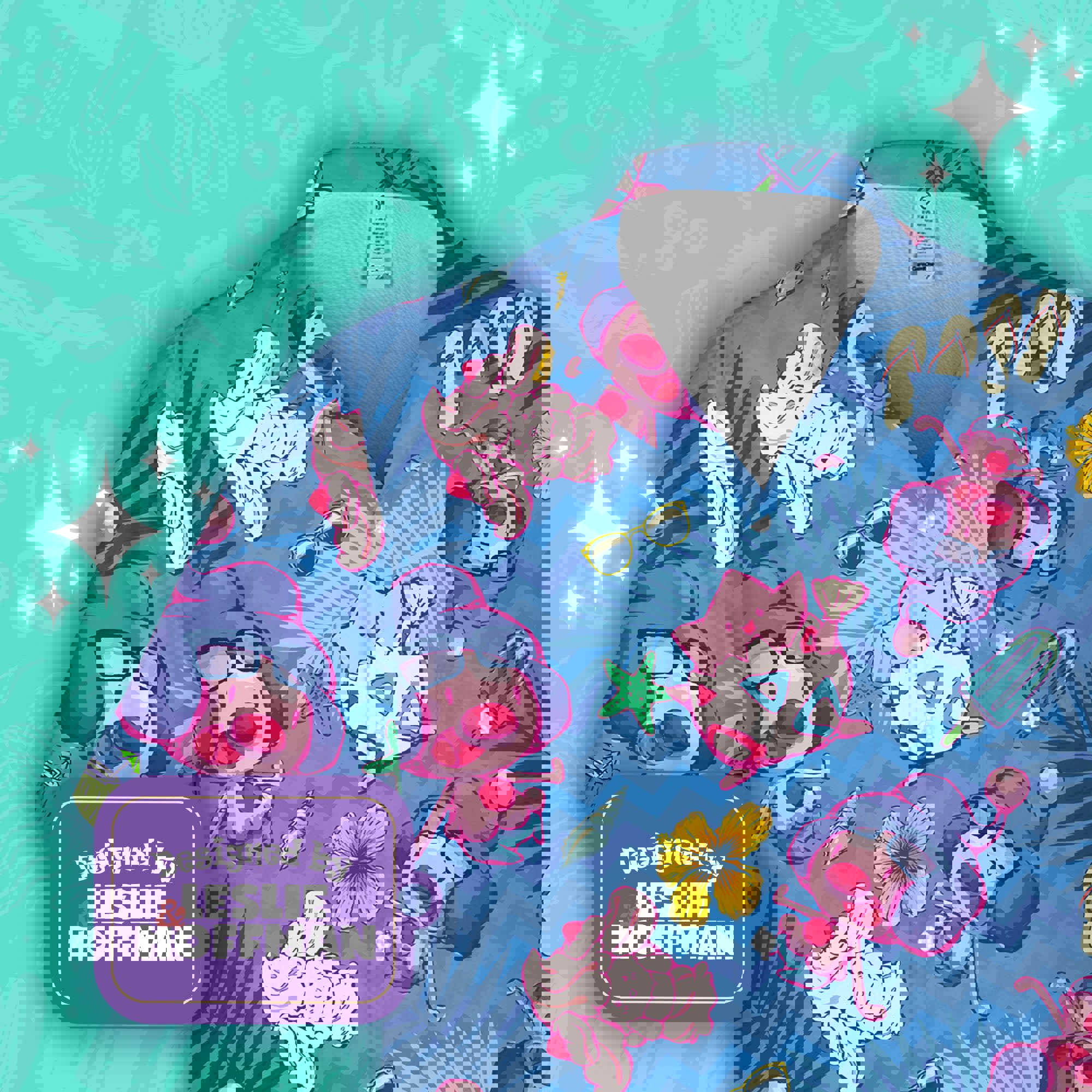 Mime Jr Summer Button Up Shirt - Fairy Pokemon Hawaiian Shirt