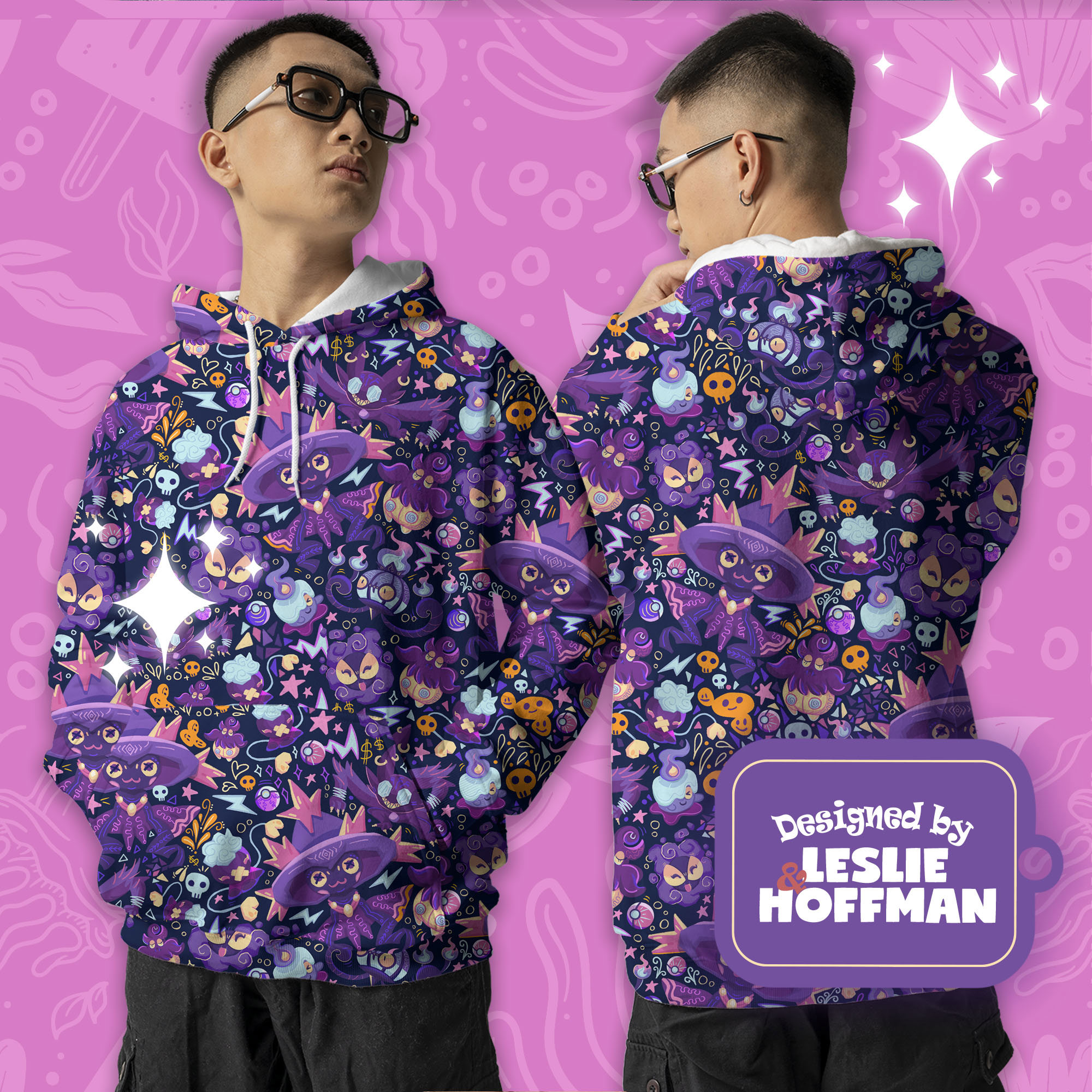 Mismagius halloween ghost pokemon hoodies