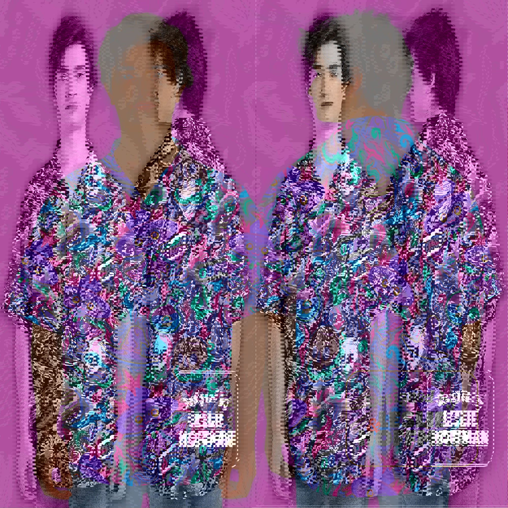 Mismagius Halloween Hawaiian Shirt - Ghost Pokemon Button Up Shirt