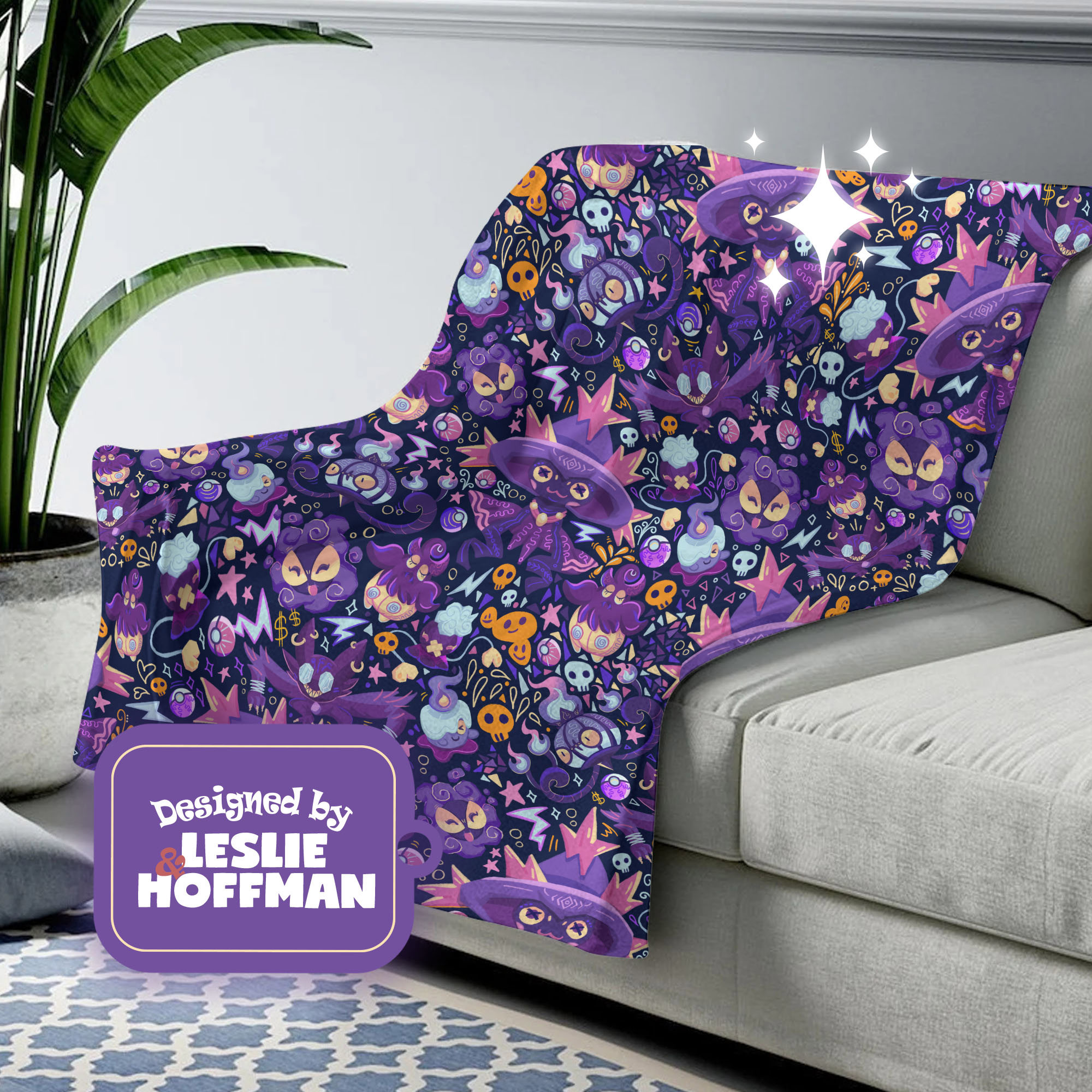 Mismagius Pokemon Blanket