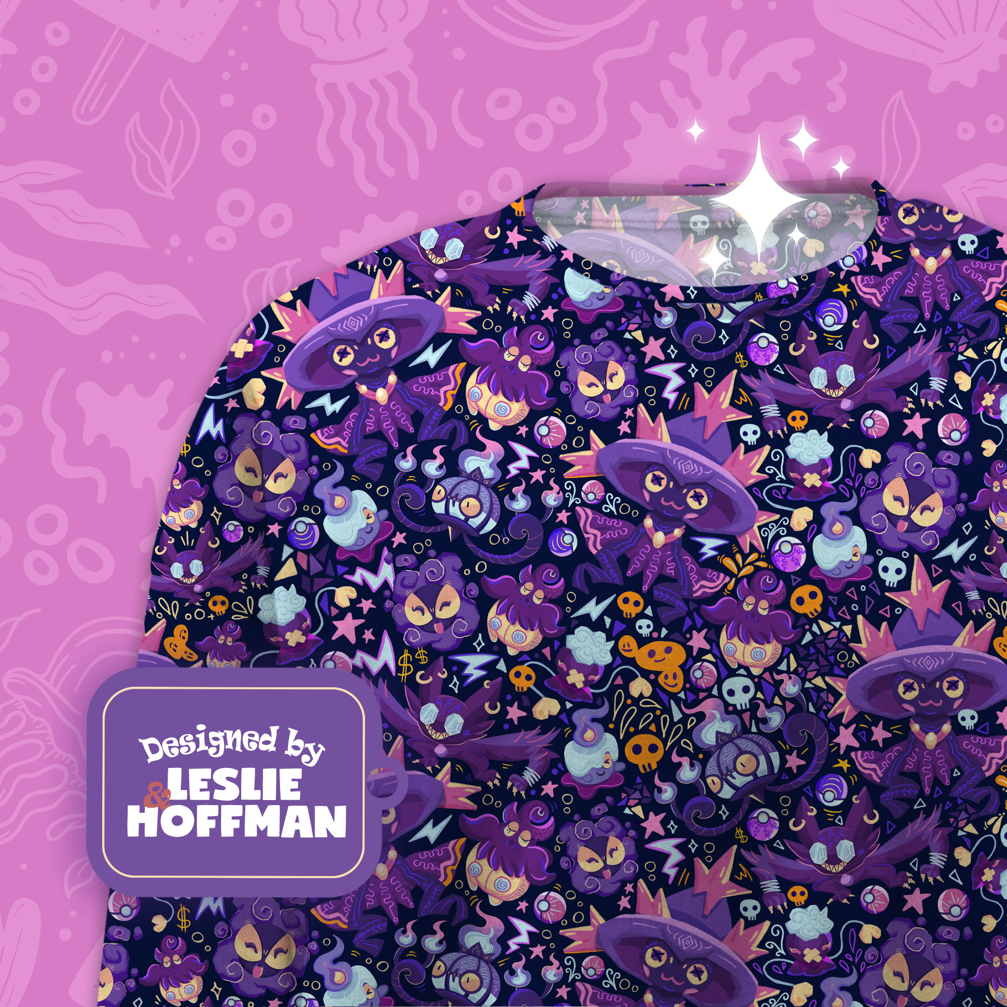 Mismagius halloween pokemon sweatshirt