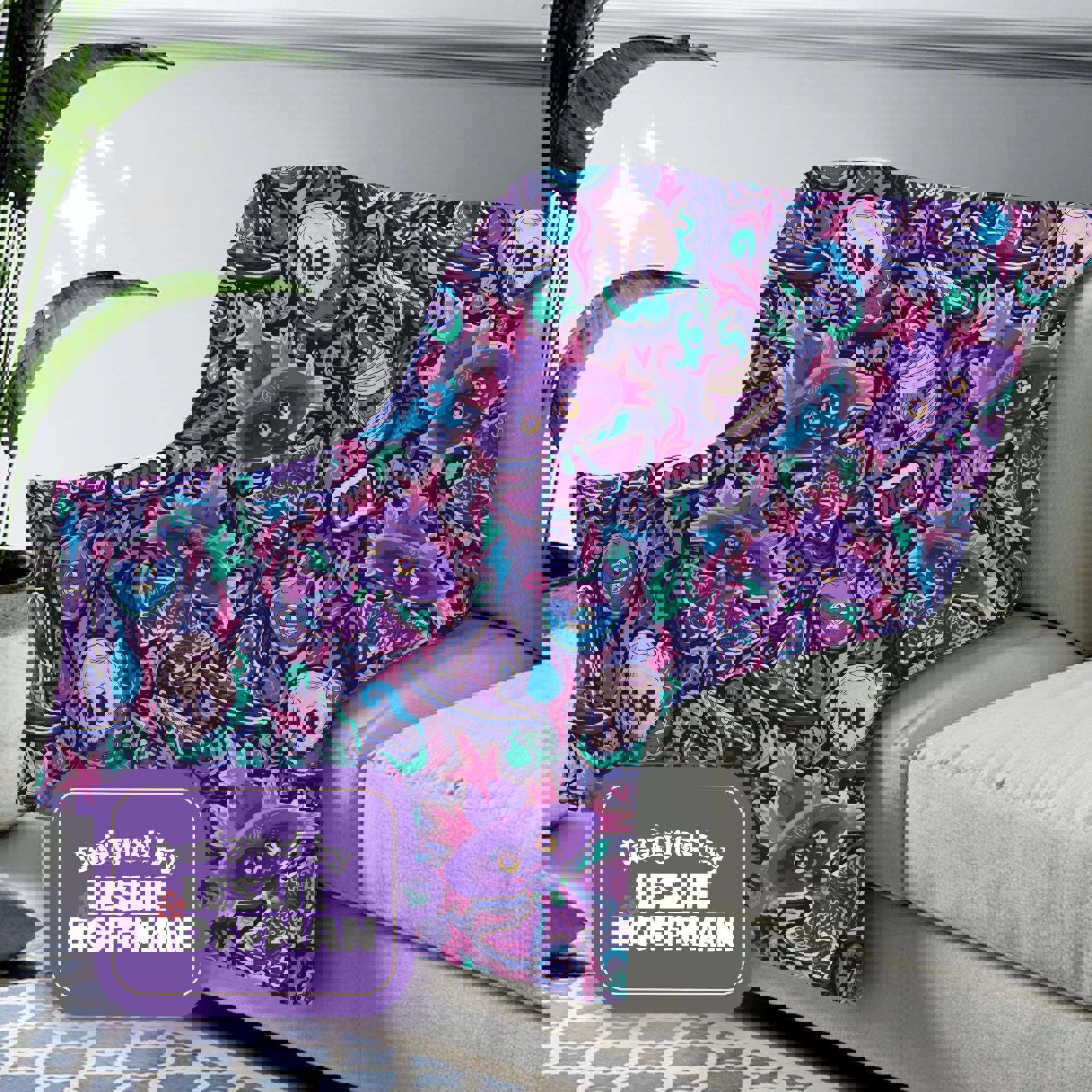 Mismagius Halloween Pokemon Blankets