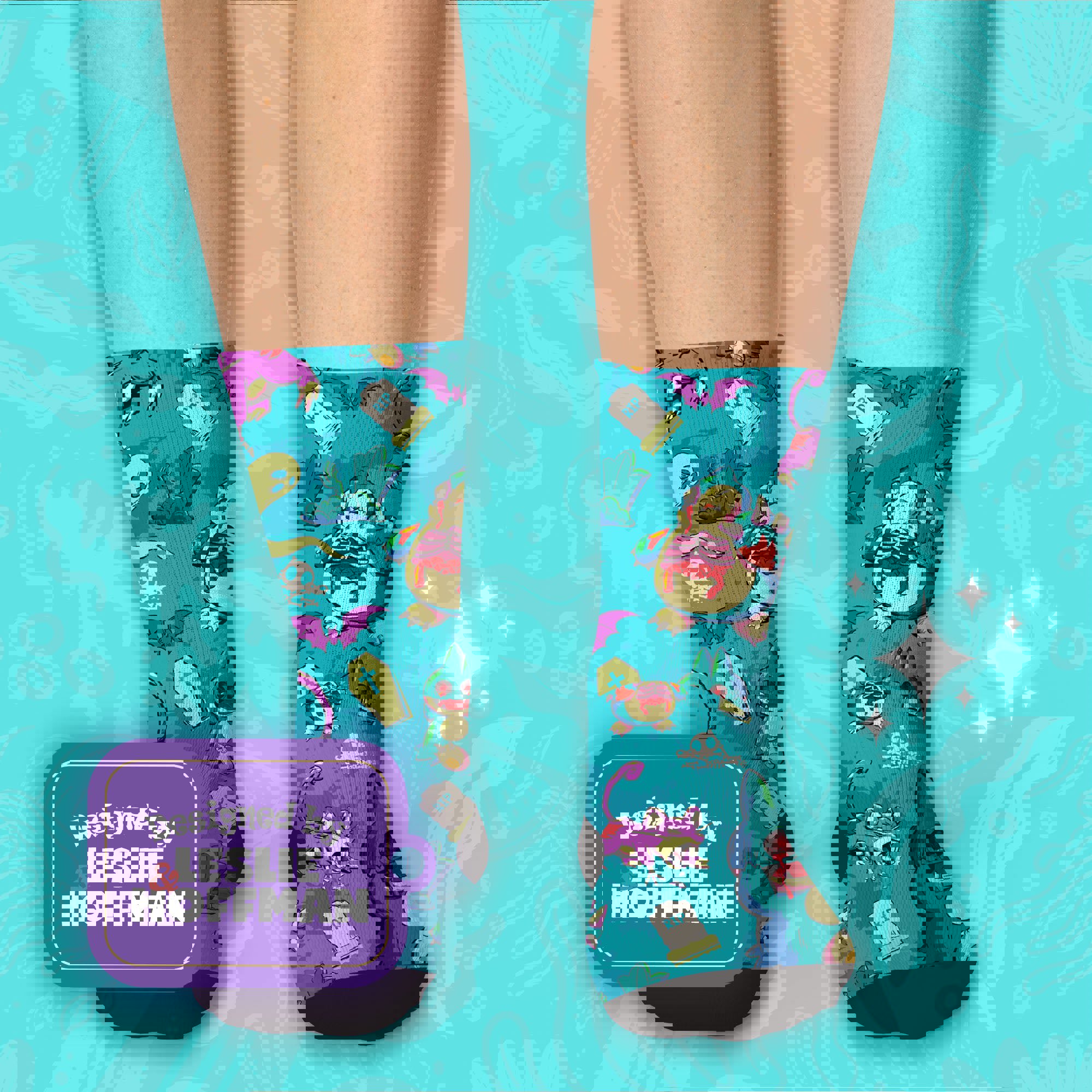 Munchlax Zombie Evil Cute Socks  Pokemon Socks