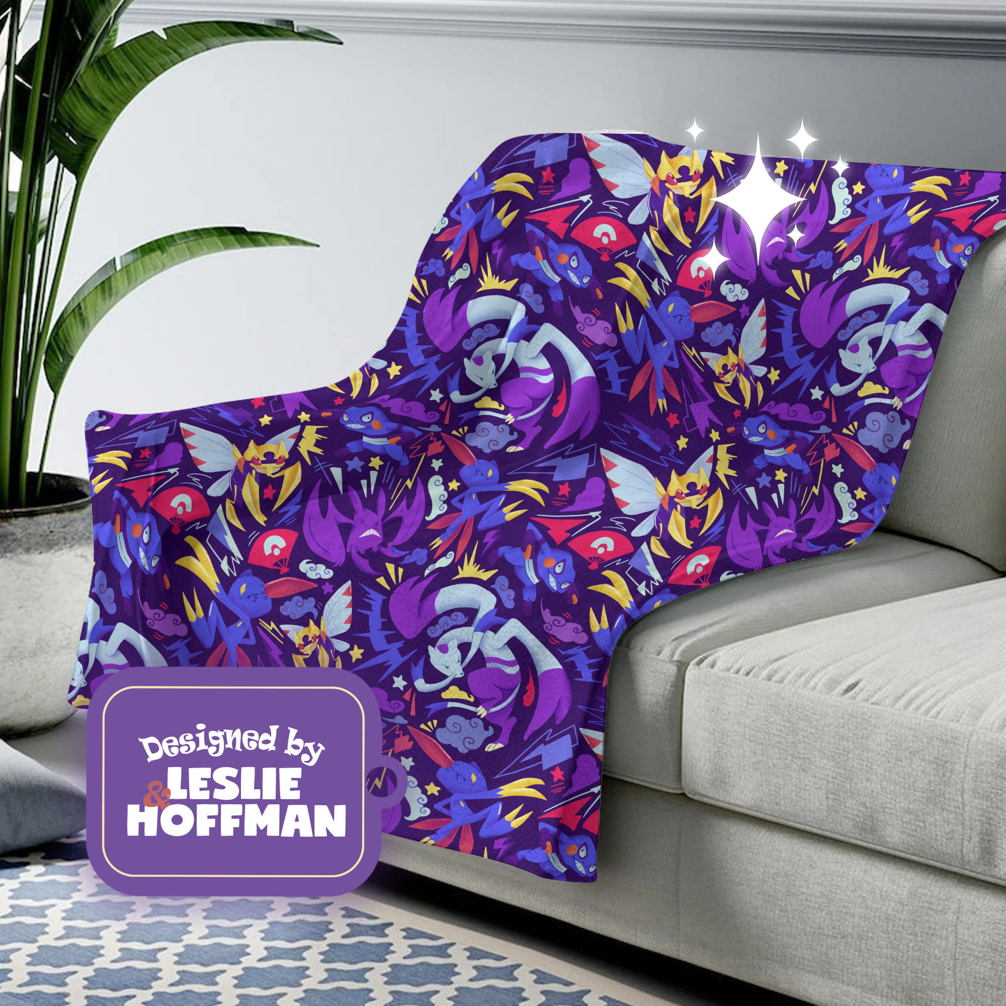 Ninjask Ninja Pokemon Blanket