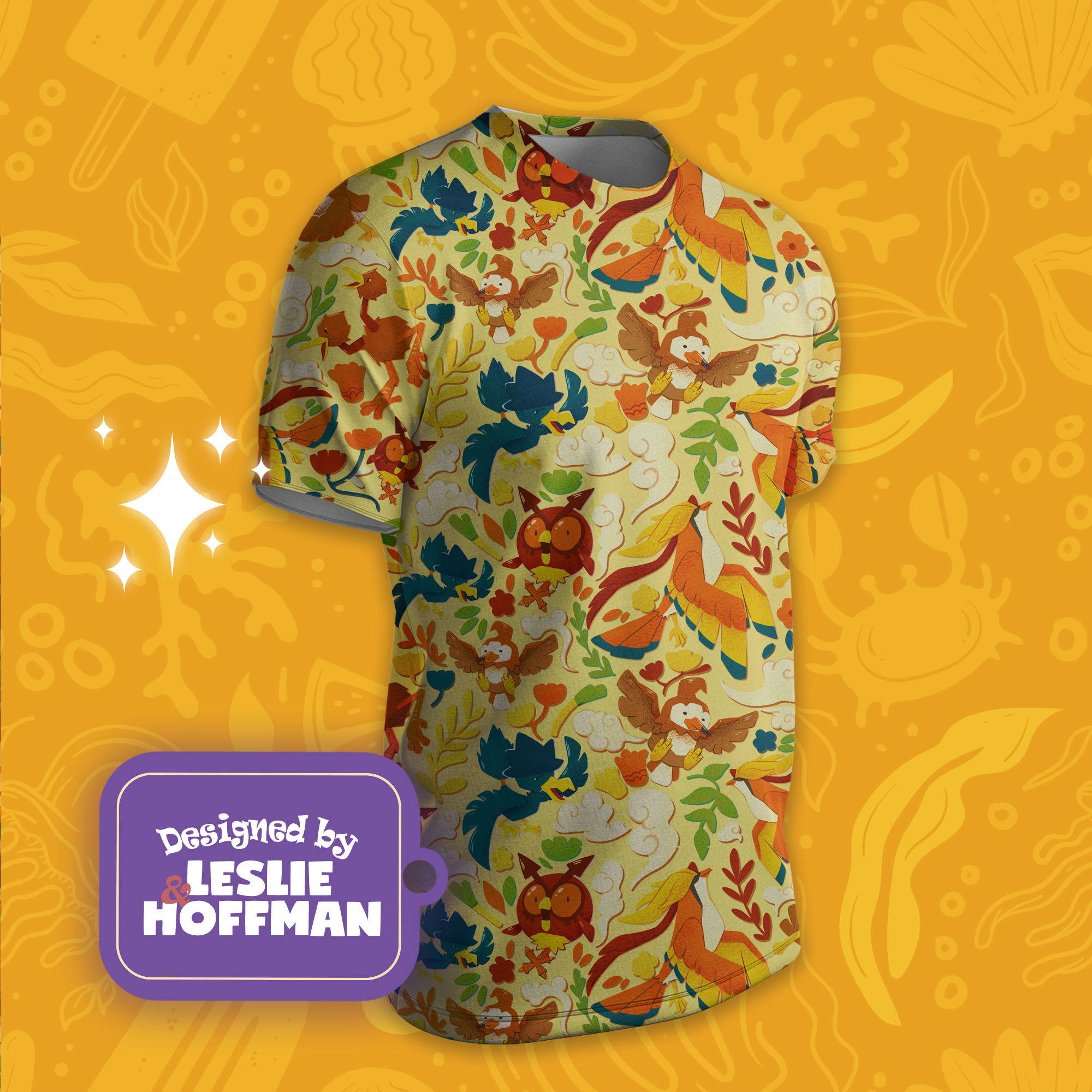 Pidgeot Yellow Flying Pokemon Shirt