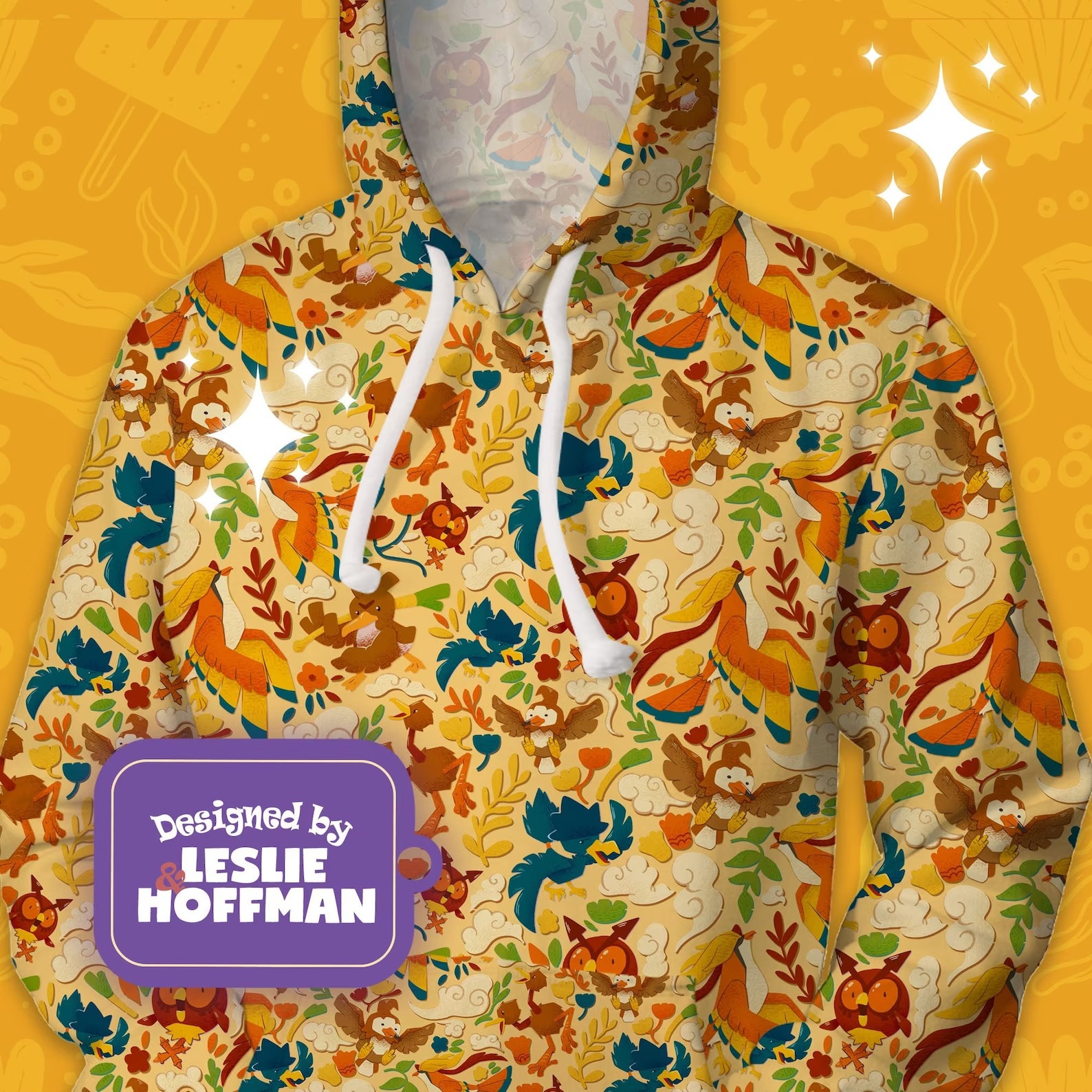 Pidgeot yellow pokemon hoodies