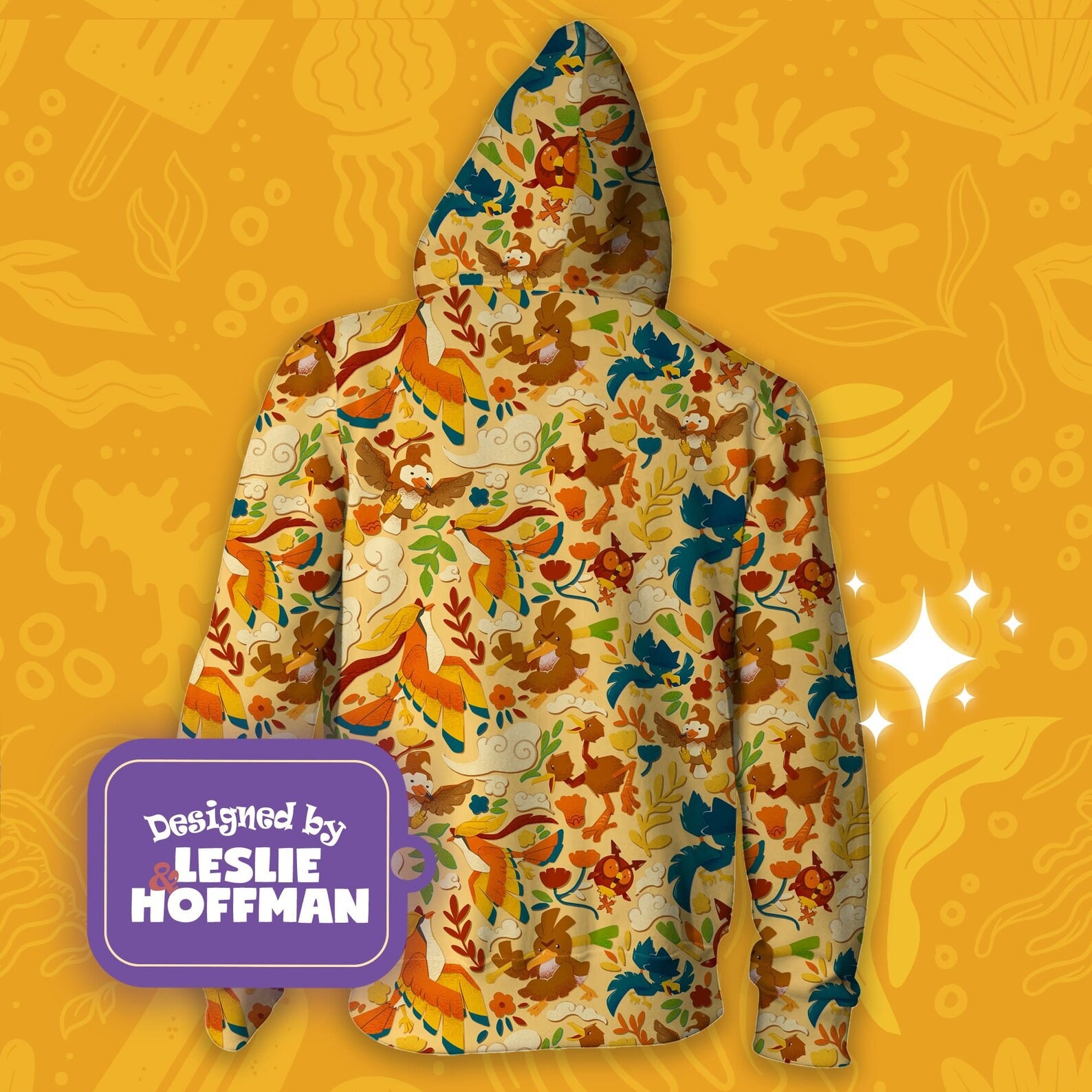 Pidgeot yellow pokemon hoodies