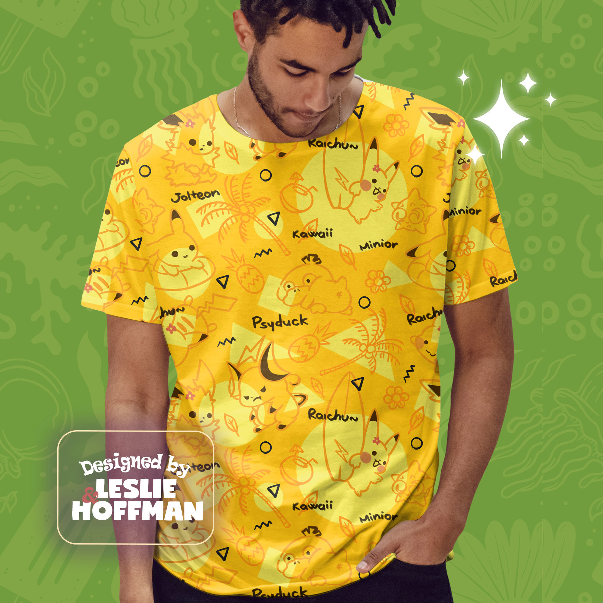 Pikachu Yellow Pokemon Shirt