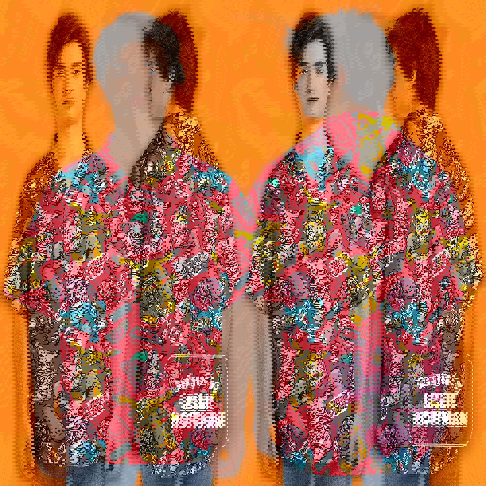 Pikachu Zombie Jocker Red Hawaiian Shirt - Electric Pokemon Button Up Shirt