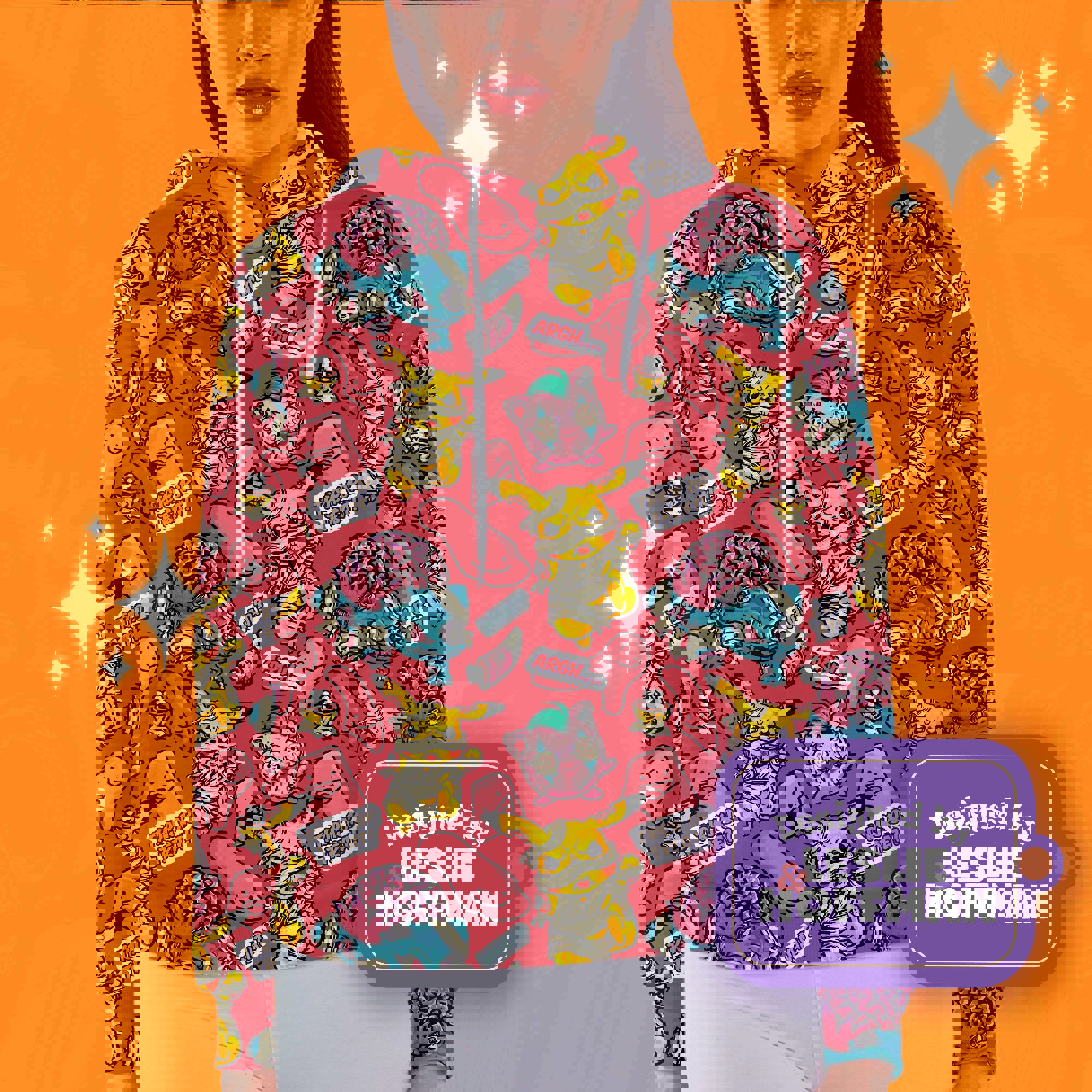 Pikachu zombie jocker red pokemon hoodie