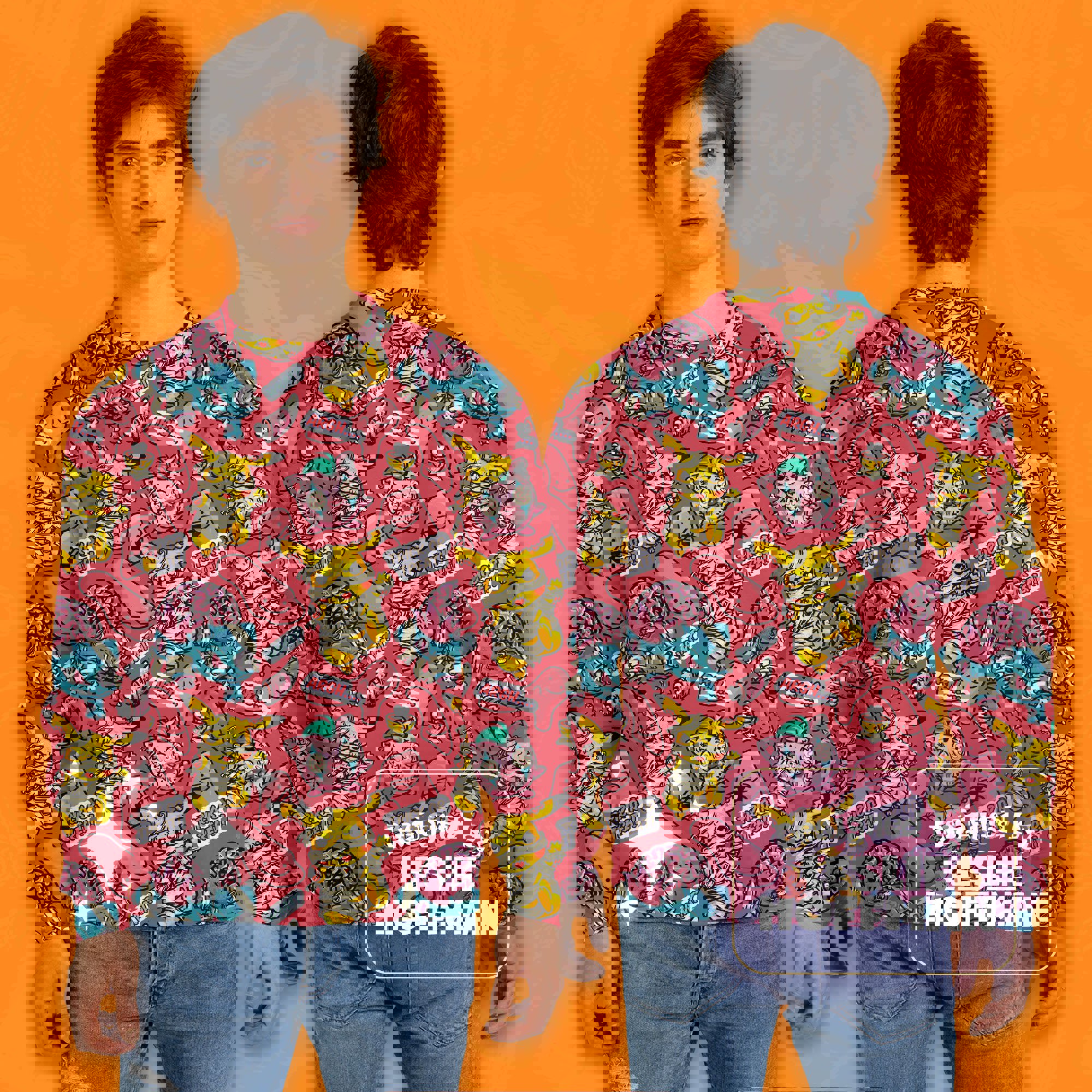 Pikachu zombie jocker red pokemon sweatshirt gifts