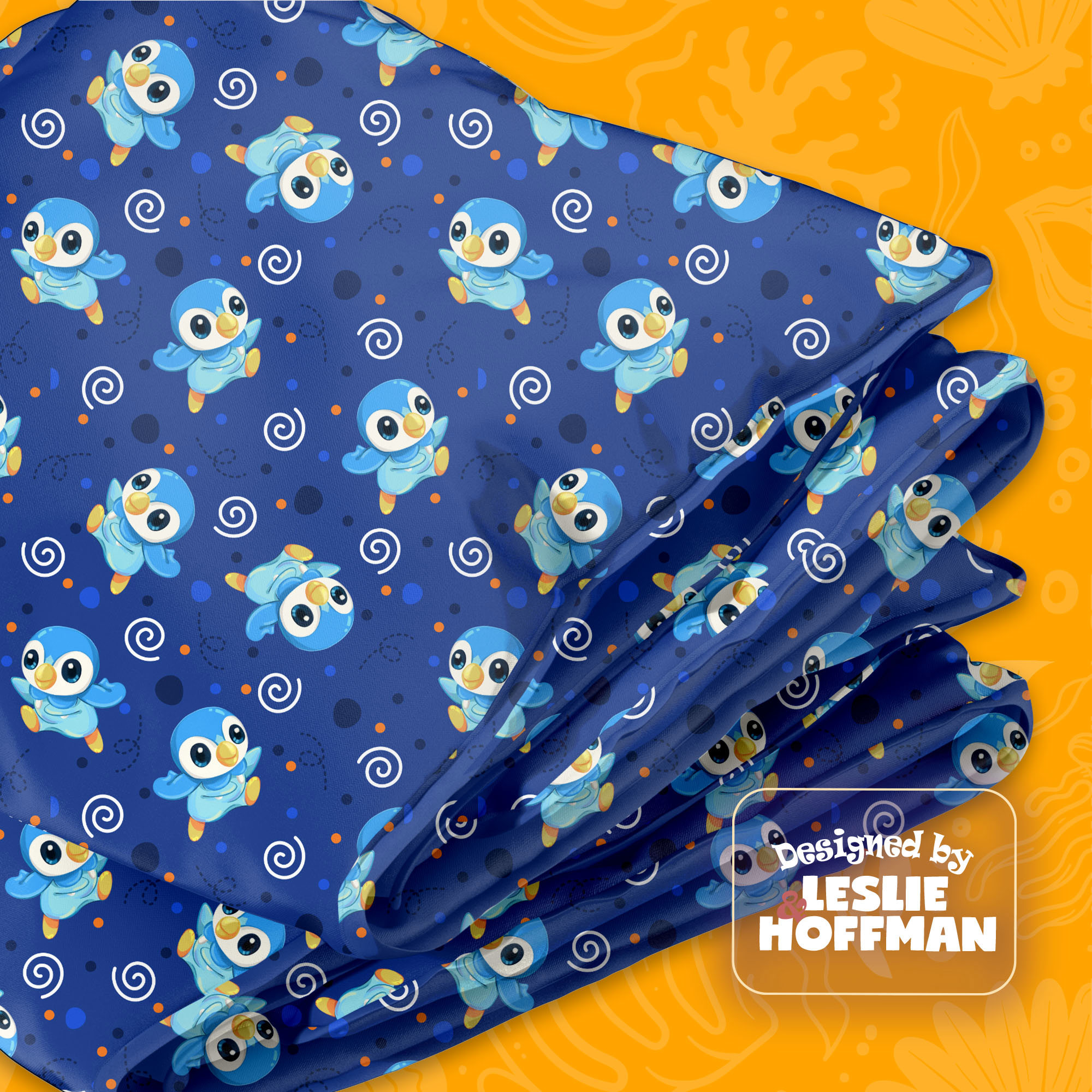 Piplup Pokemon Fleece Blanket