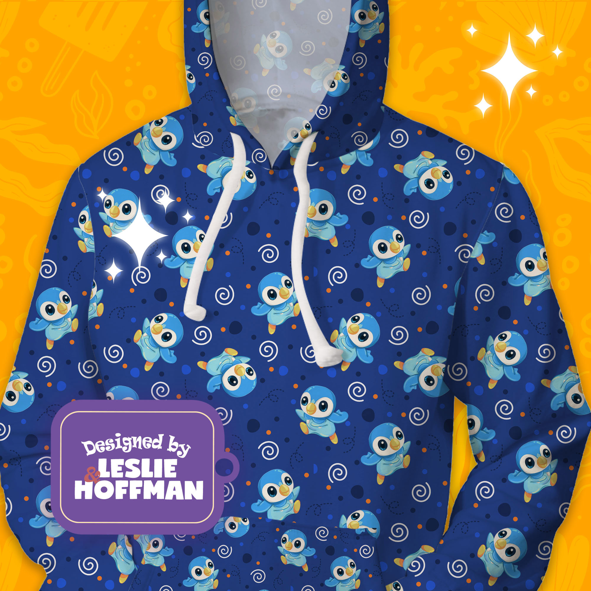 Piplup pokemon hoodies