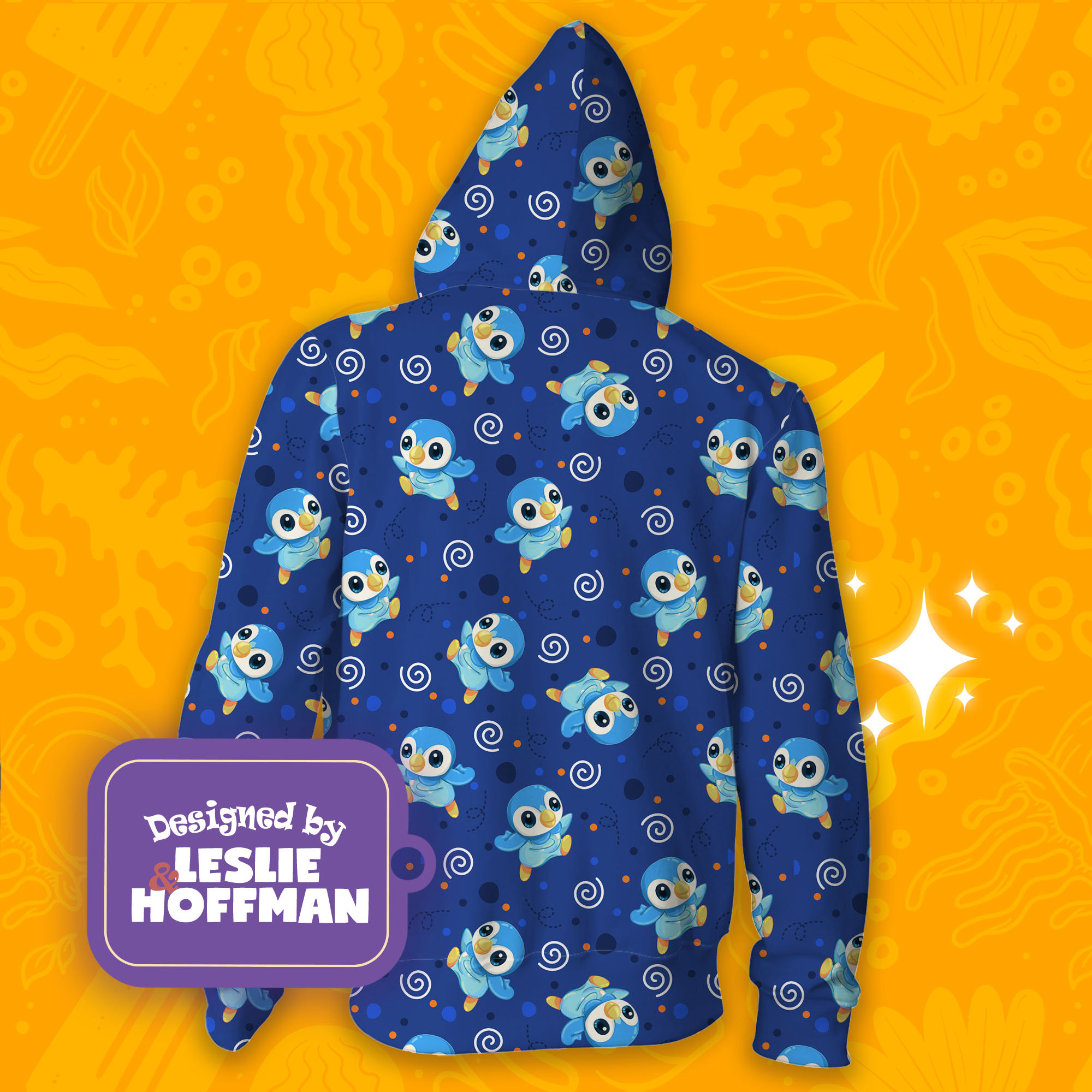 Piplup pokemon hoodies