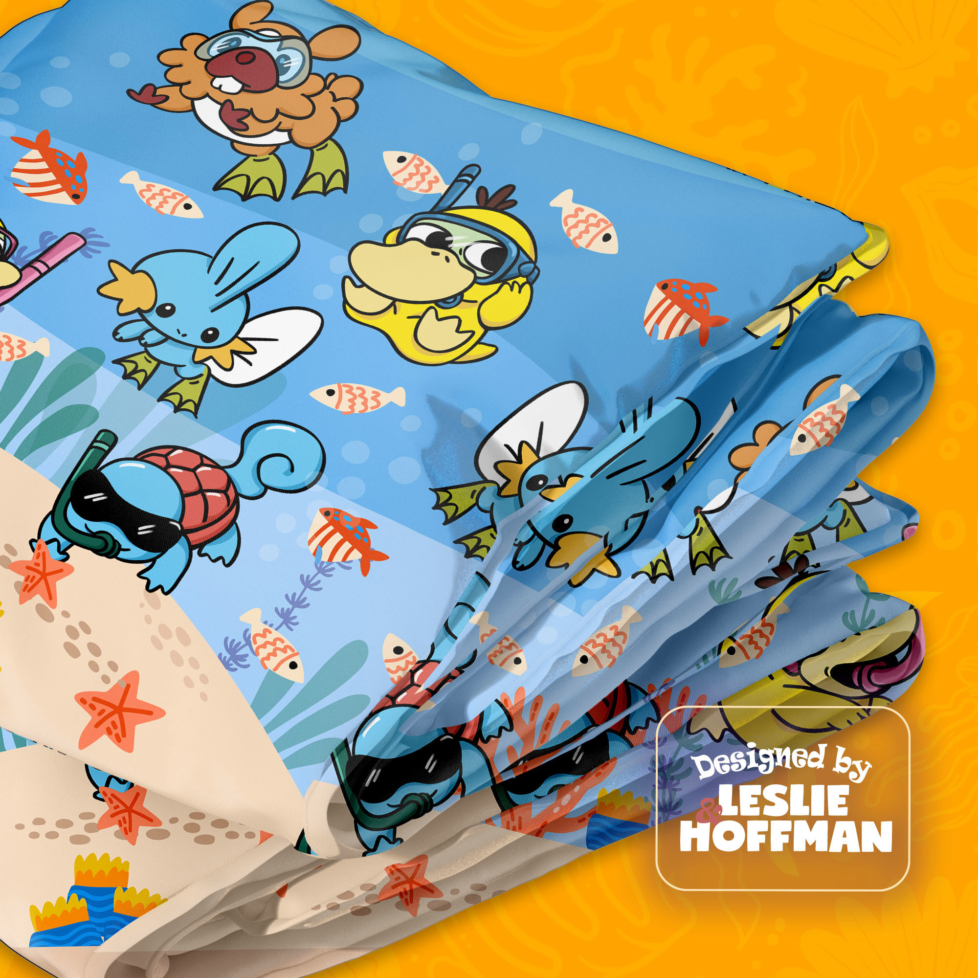 Pokemon Diving Pokemon Blankets