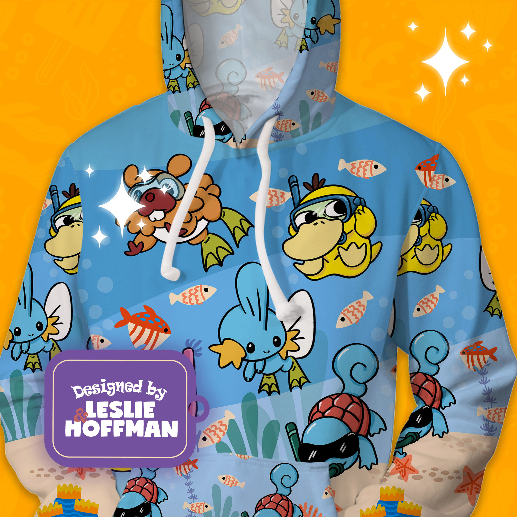 Pokemon diving pokemon hoodie