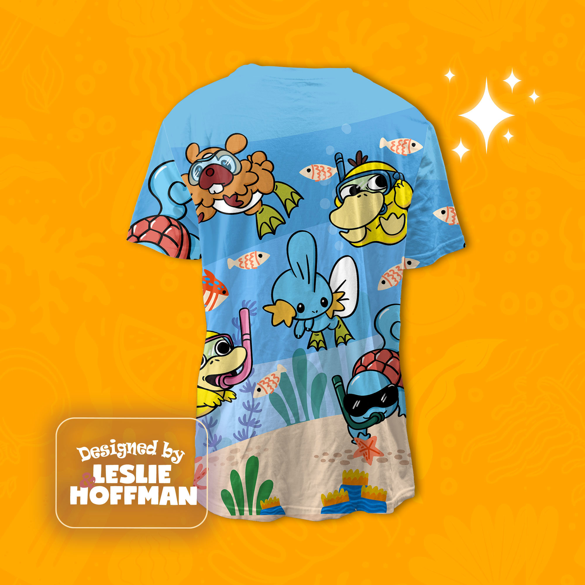 Pokemon Diving Pokemon Shirts