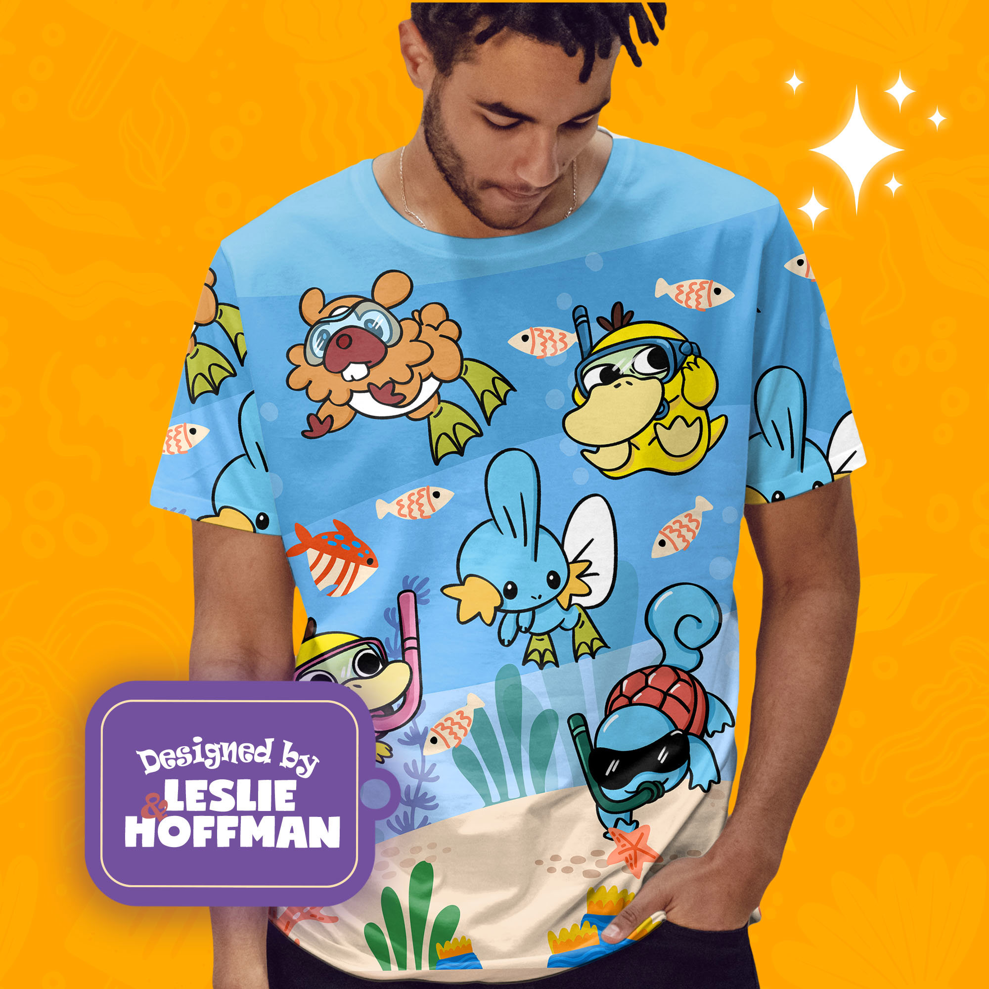 Pokemon Diving Pokemon Shirts