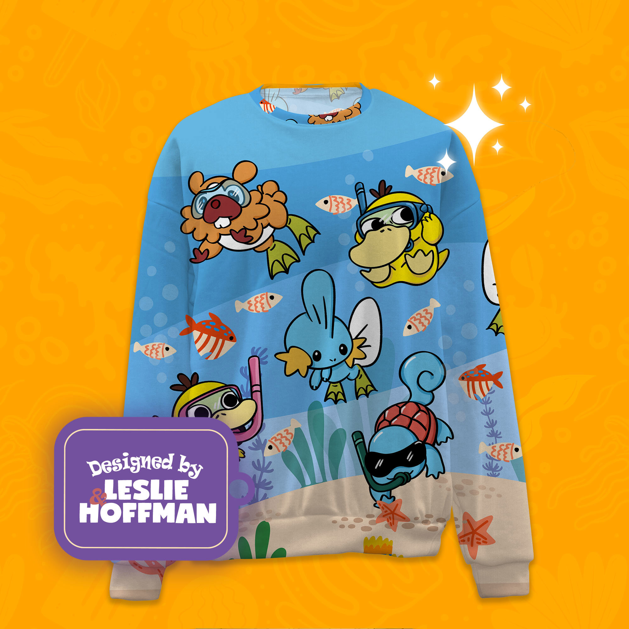 Pokemon diving  pokemon sweatshirt