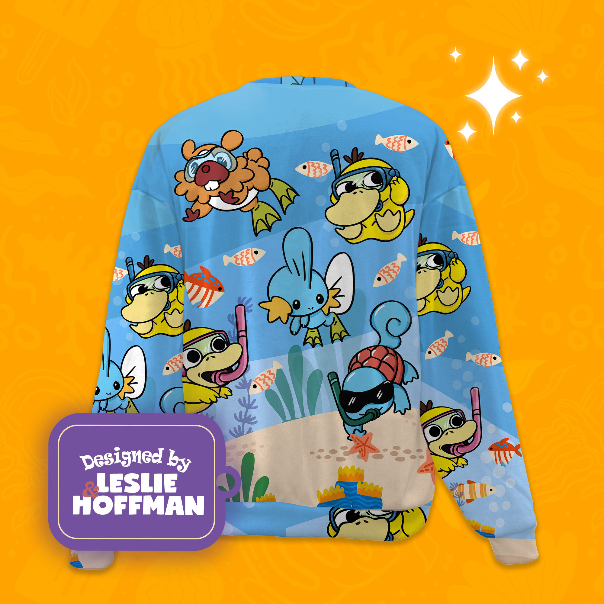 Pokemon diving  pokemon sweatshirt