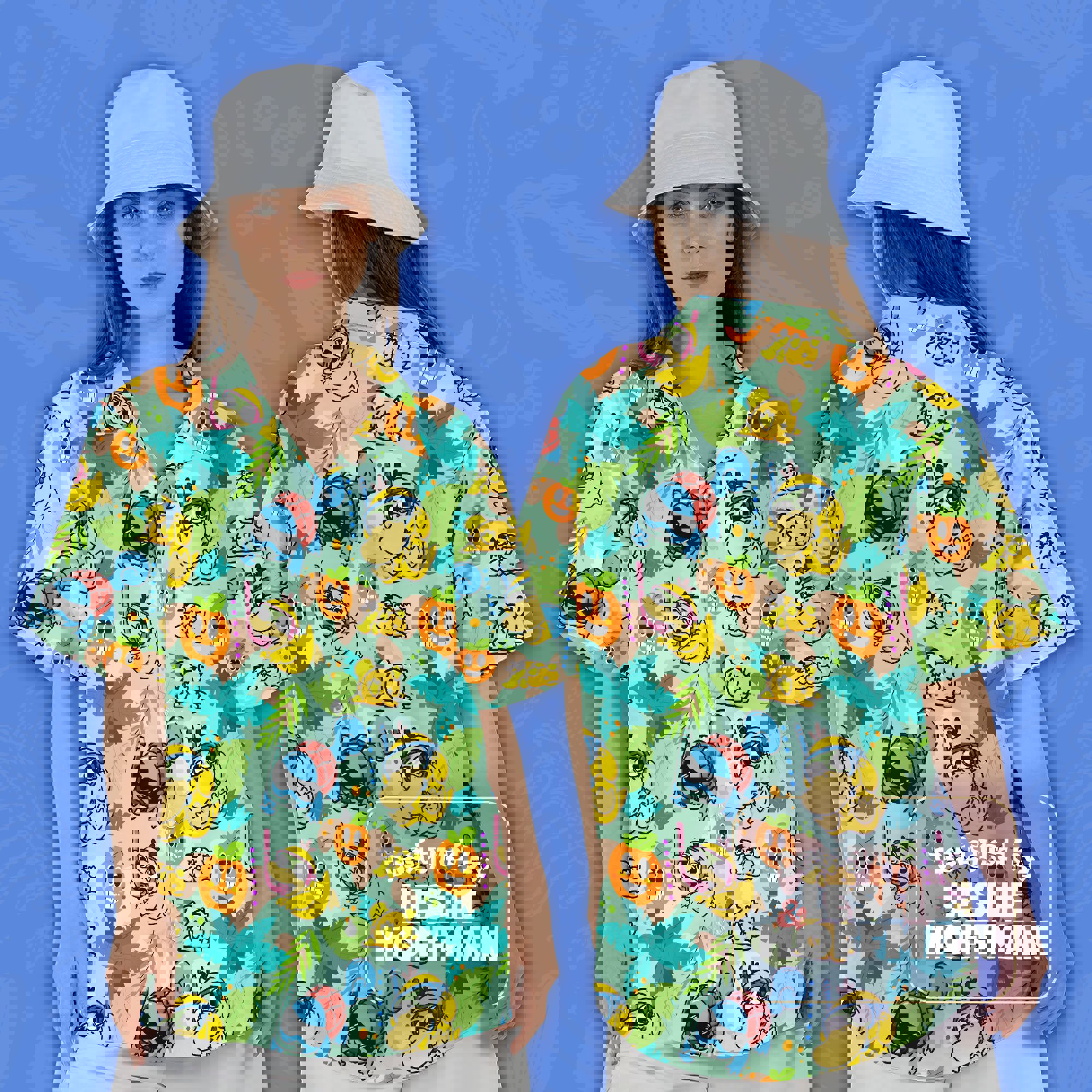 Psyduck Squirtle Beach Hawaiian Shirt - Water Pokemon Button Up Shirt