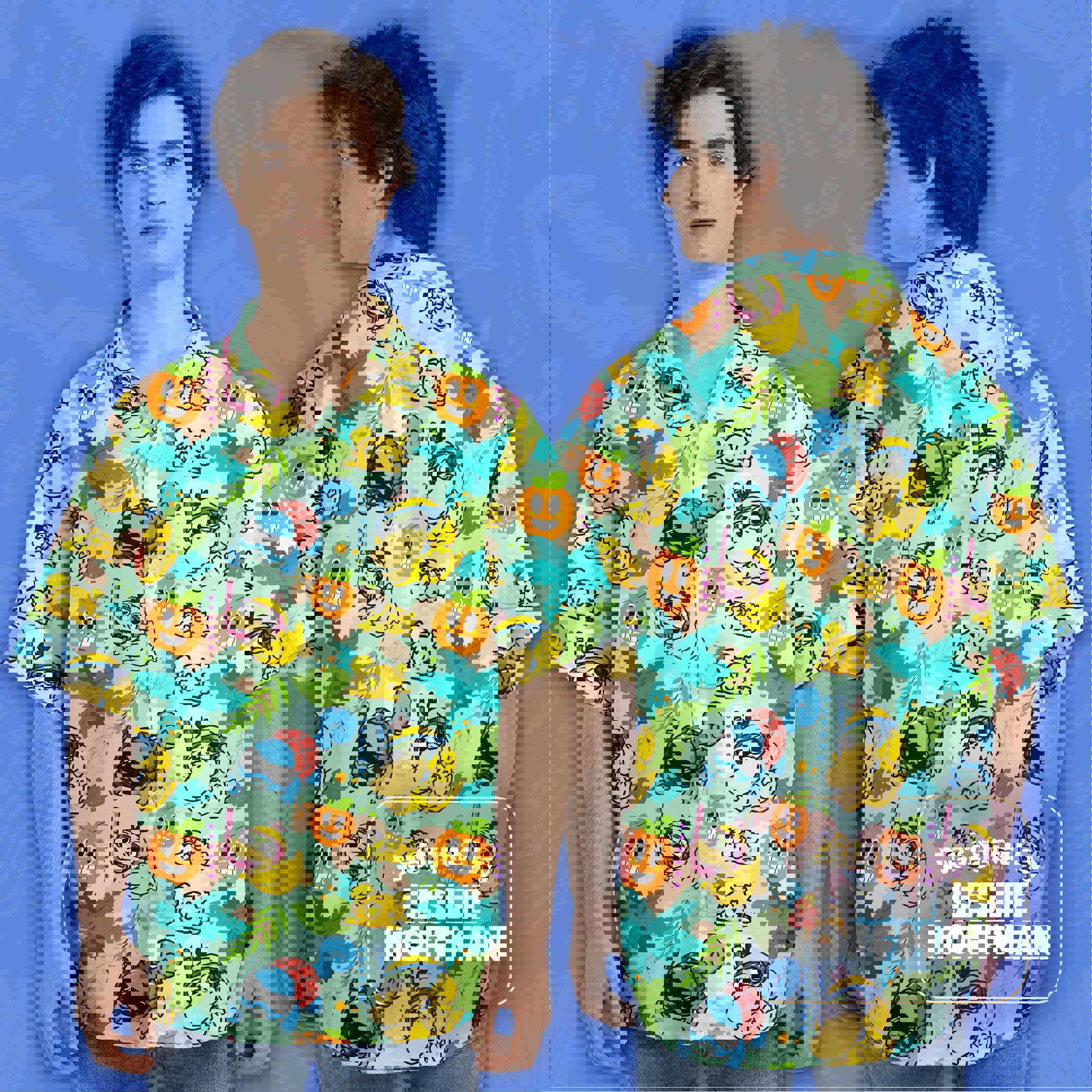 Psyduck Squirtle Beach Hawaiian Shirt - Water Pokemon Button Up Shirt