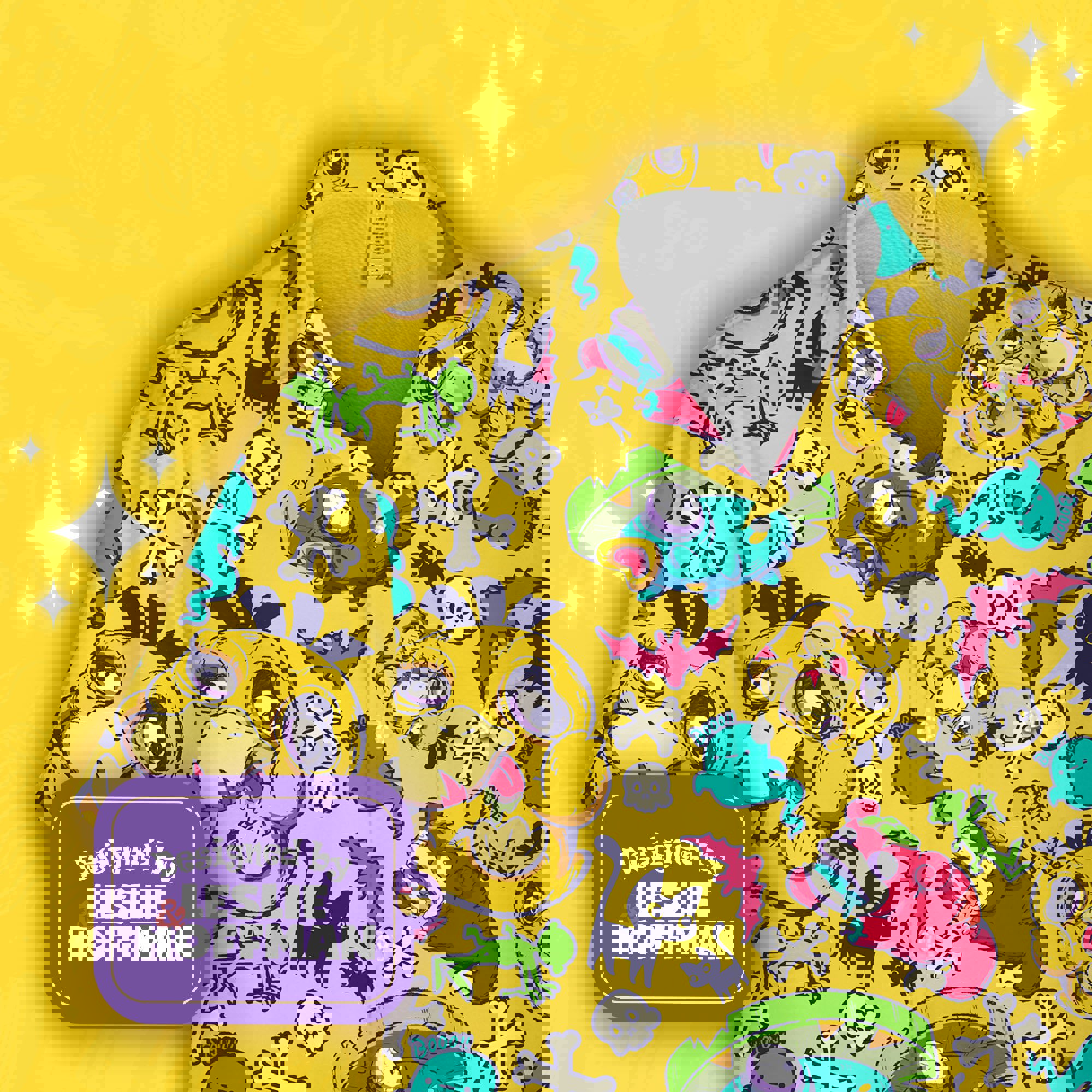 Psyduck Zombie Button Up Shirt - Water Pokemon Hawaiian Shirt