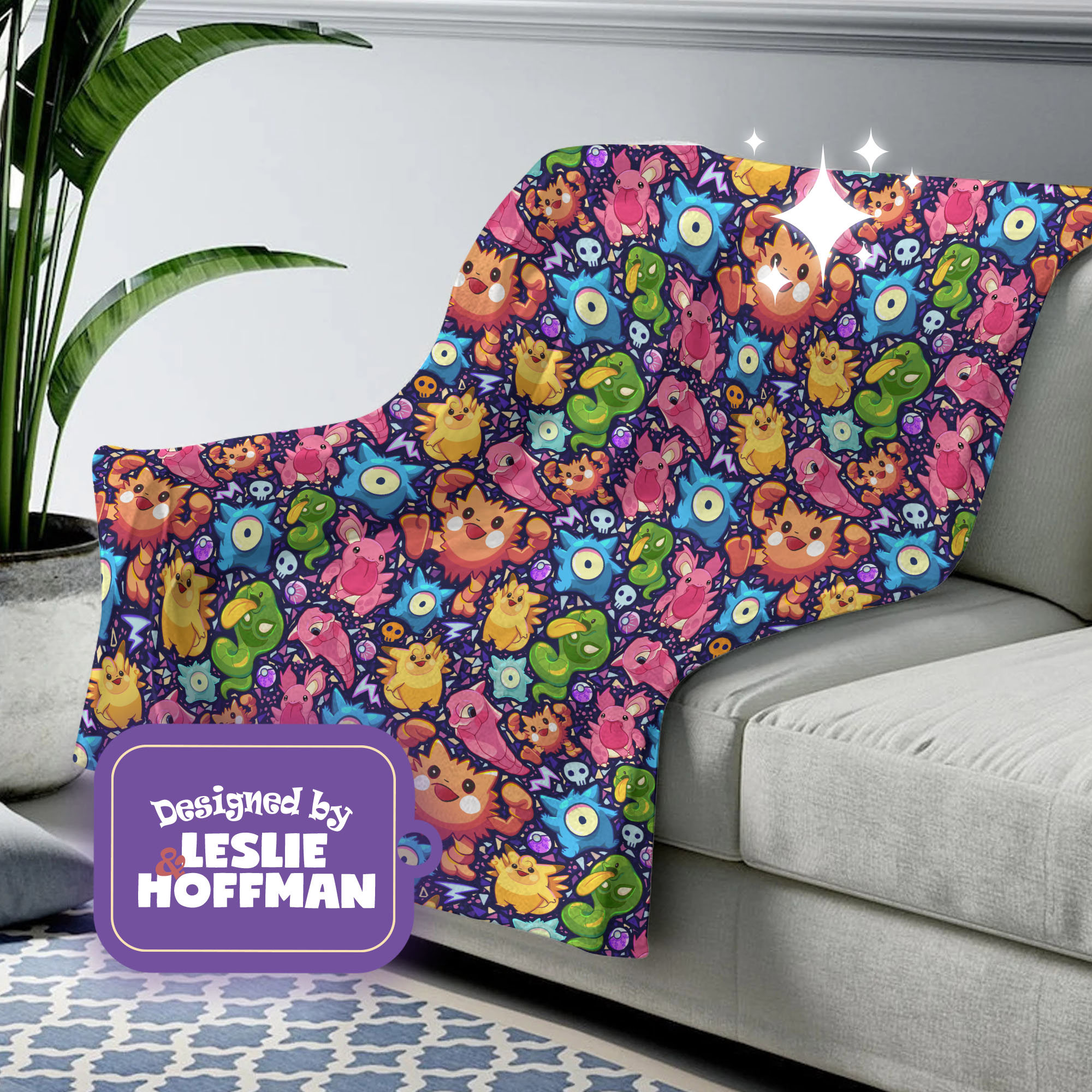 Raichu Fusion Pokemon Blankets