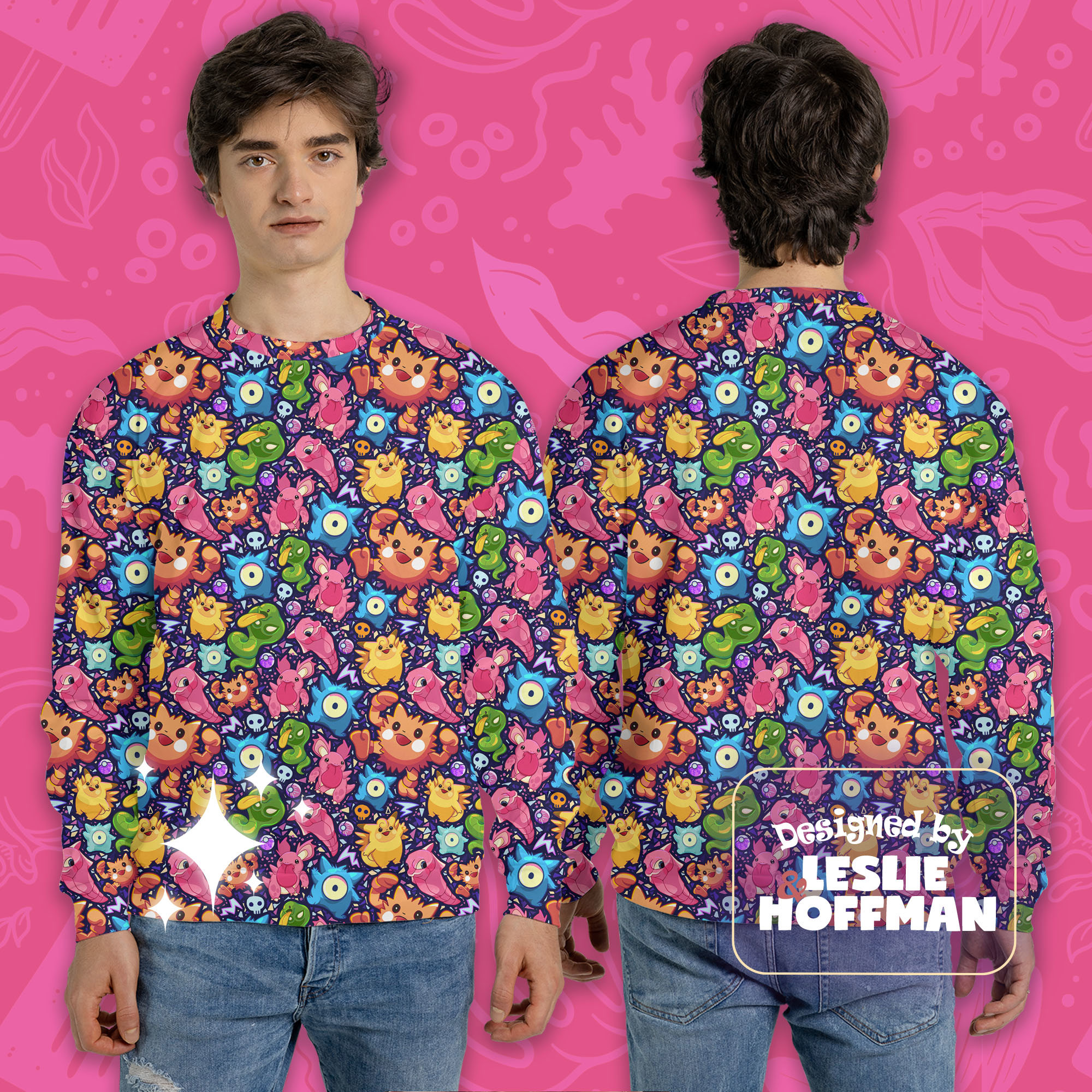 Raichu fusion pokemon sweatshirt