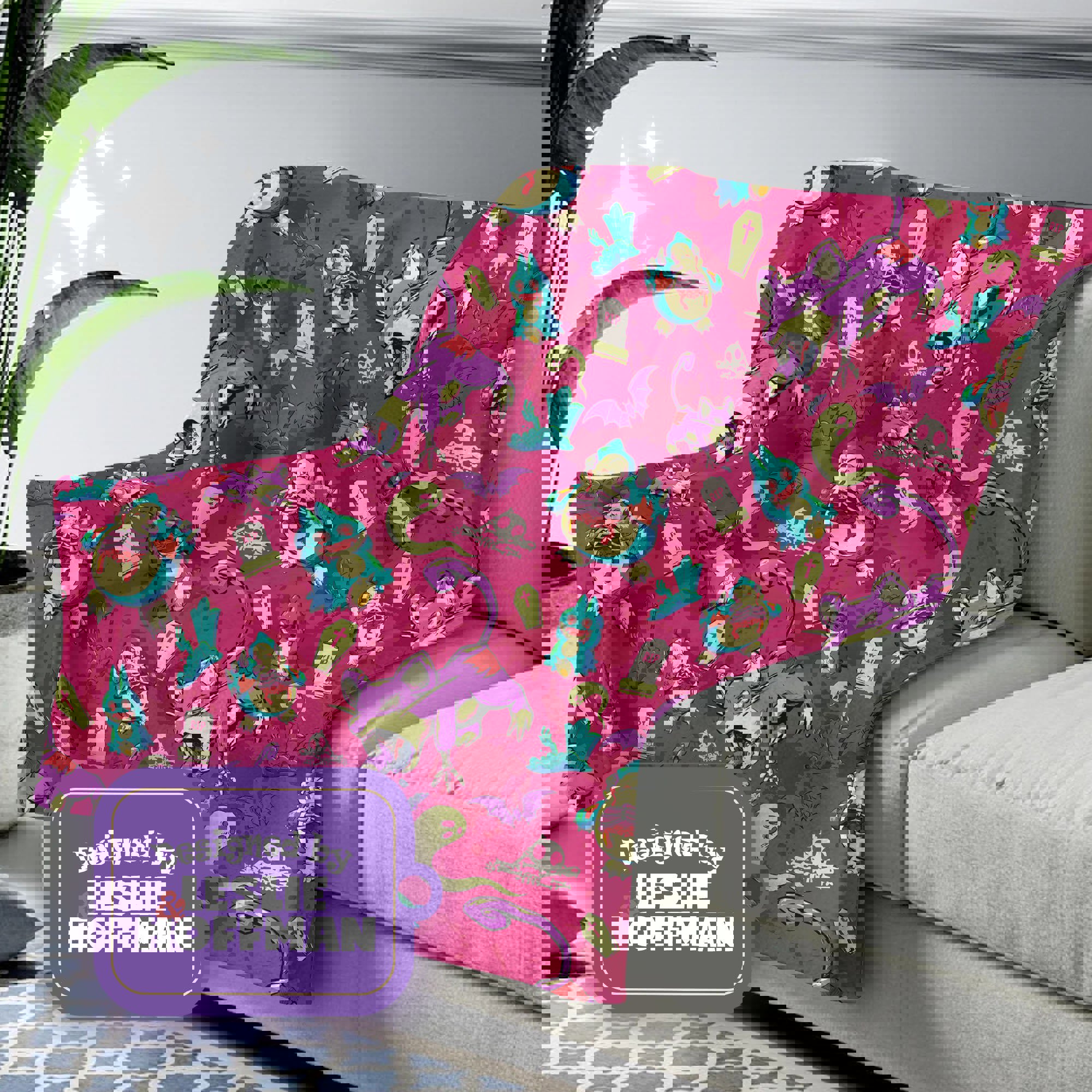 Rattata Zombie Evil Pokemon Fleece Blanket