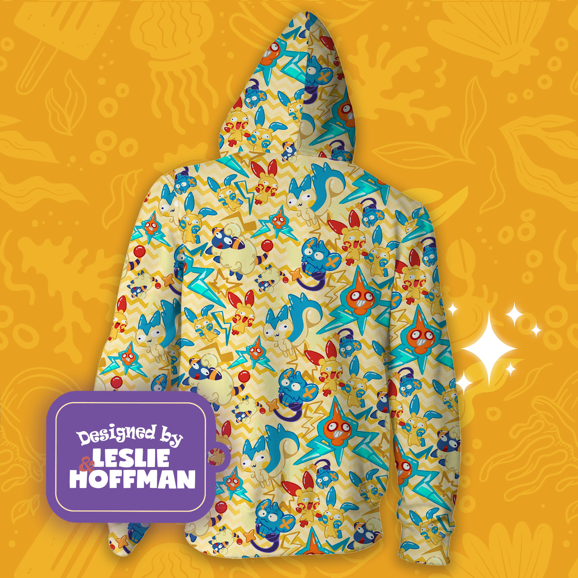 Rotom electric ghost pokemon hoodie